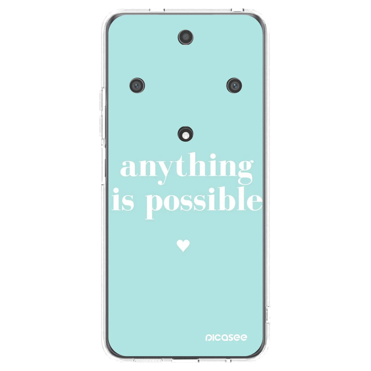 Picasee átlátszó szilikon tok az alábbi mobiltelefonokra Honor Magic5 Lite 5G - Anything is possible