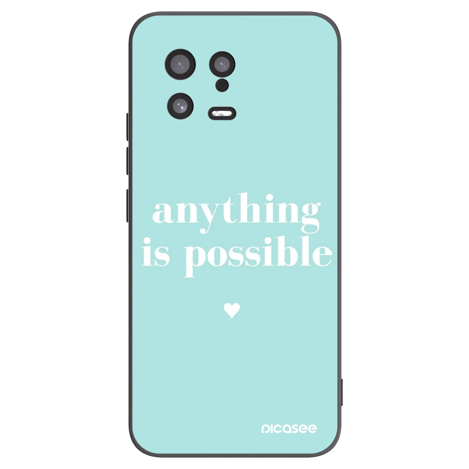 Picasee fekete szilikon tok az alábbi mobiltelefonokra Xiaomi 13 - Anything is possible