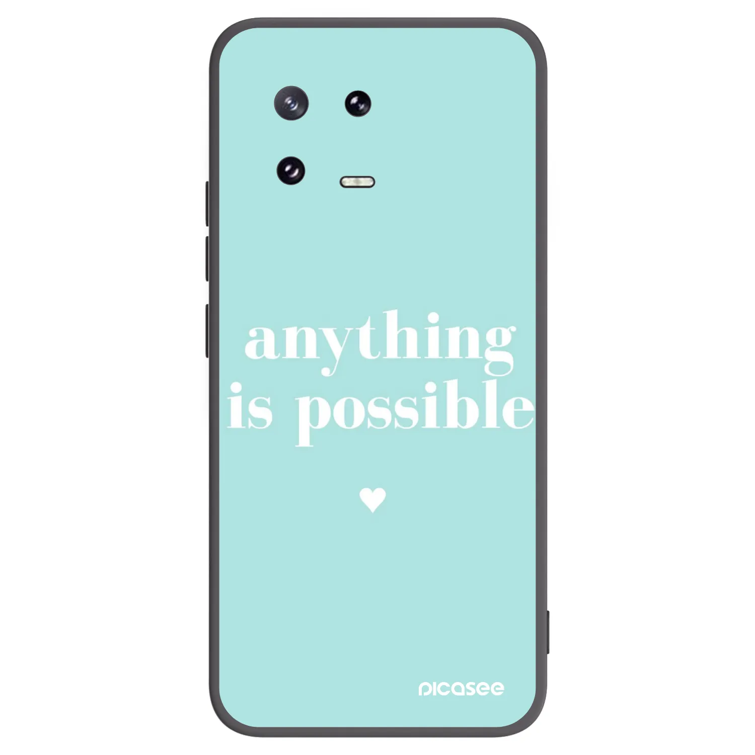 Picasee fekete szilikon tok az alábbi mobiltelefonokra Xiaomi 13 Pro - Anything is possible