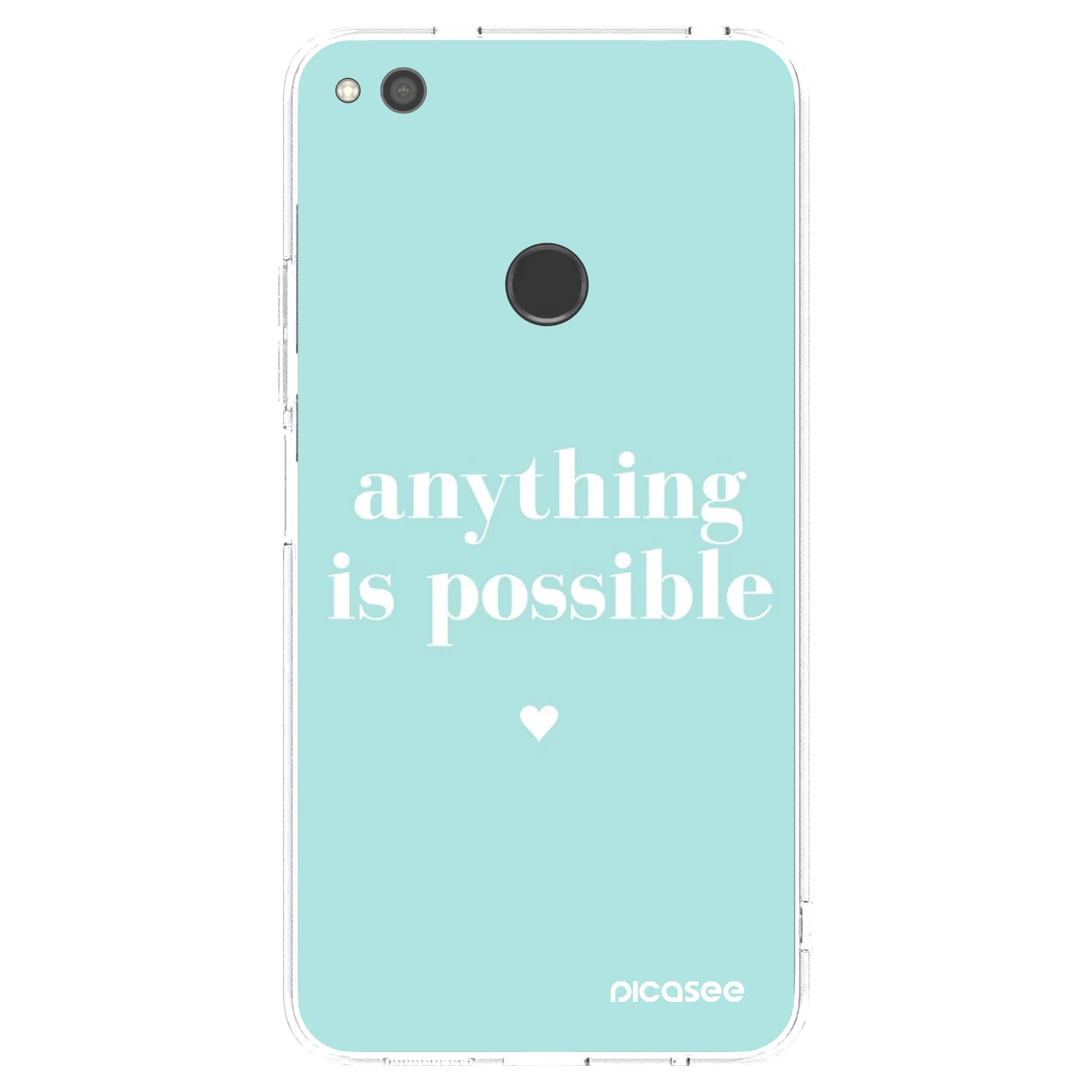 Picasee átlátszó szilikon tok az alábbi mobiltelefonokra Huawei P9 Lite 2017 - Anything is possible