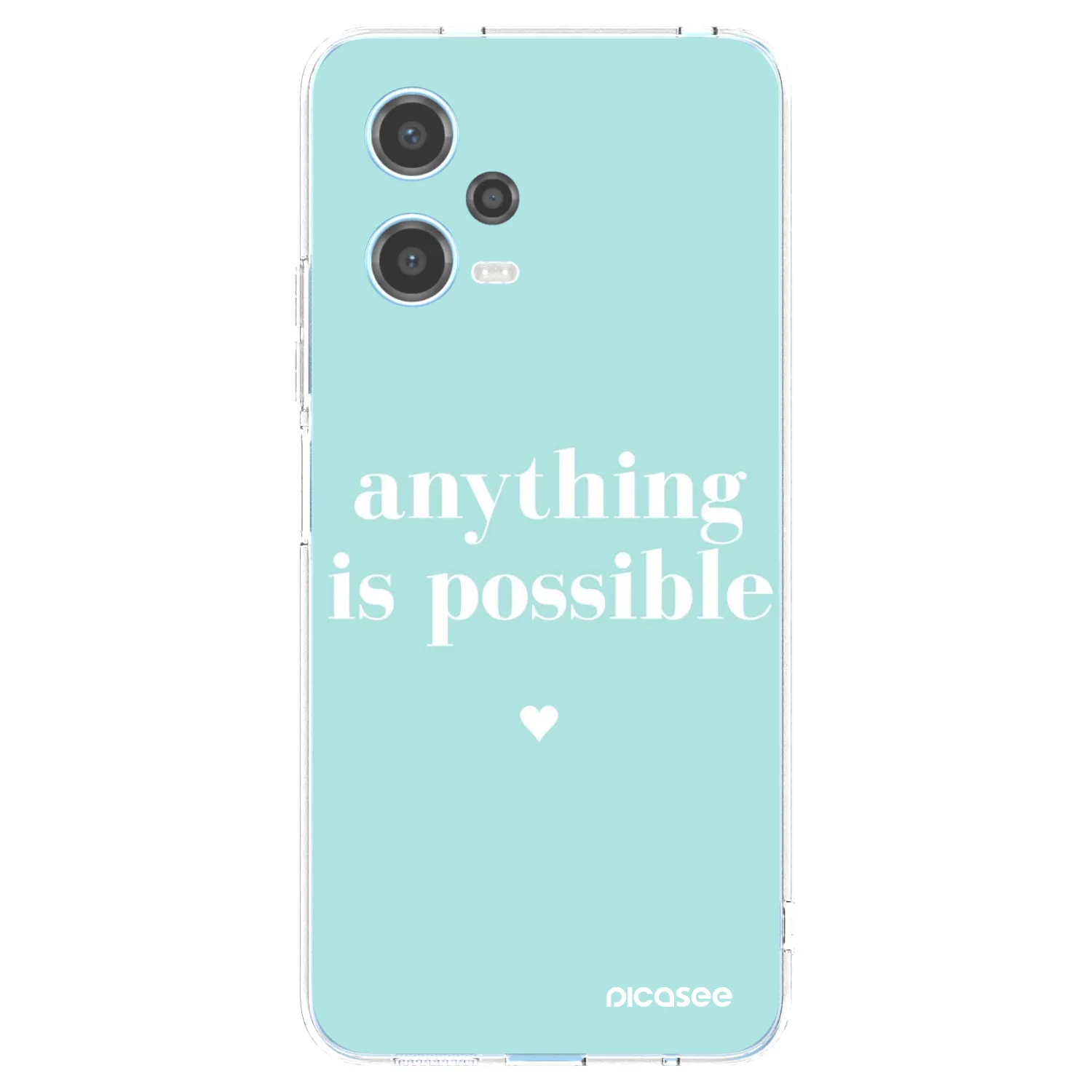 Picasee átlátszó szilikon tok az alábbi mobiltelefonokra Xiaomi Redmi Note 12 5G - Anything is possible