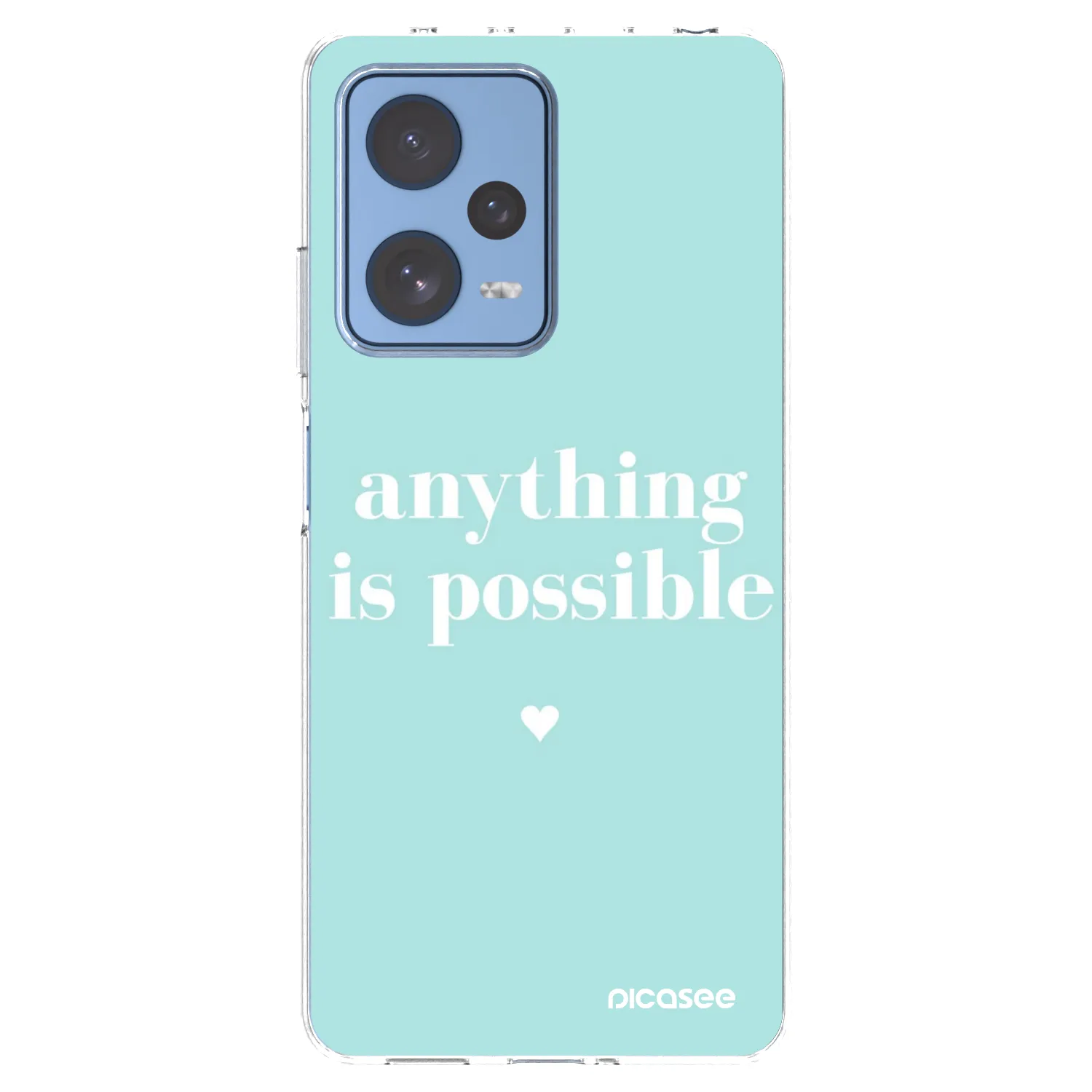 Picasee átlátszó szilikon tok az alábbi mobiltelefonokra Xiaomi Redmi Note 12 Pro 5G - Anything is possible