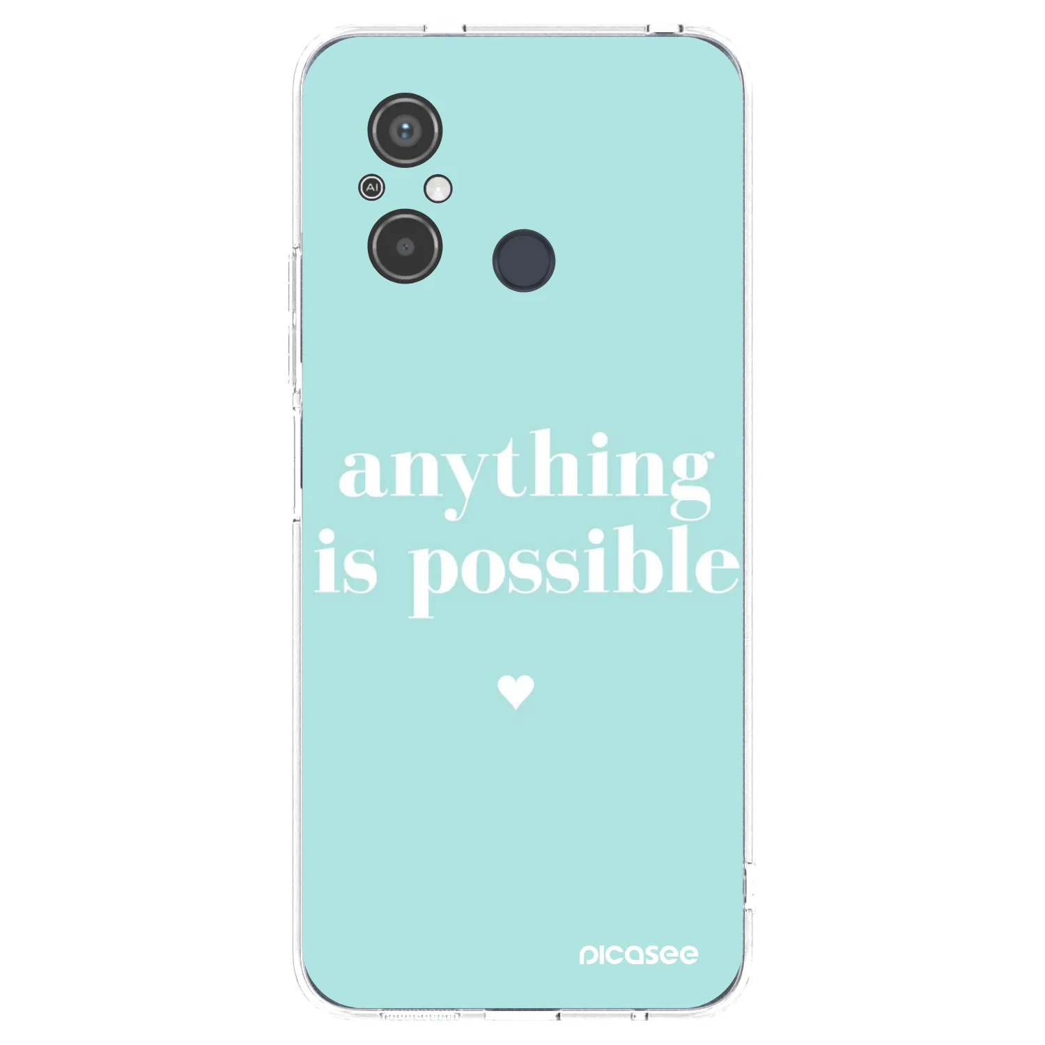 Picasee átlátszó szilikon tok az alábbi mobiltelefonokra Xiaomi Redmi 12C - Anything is possible