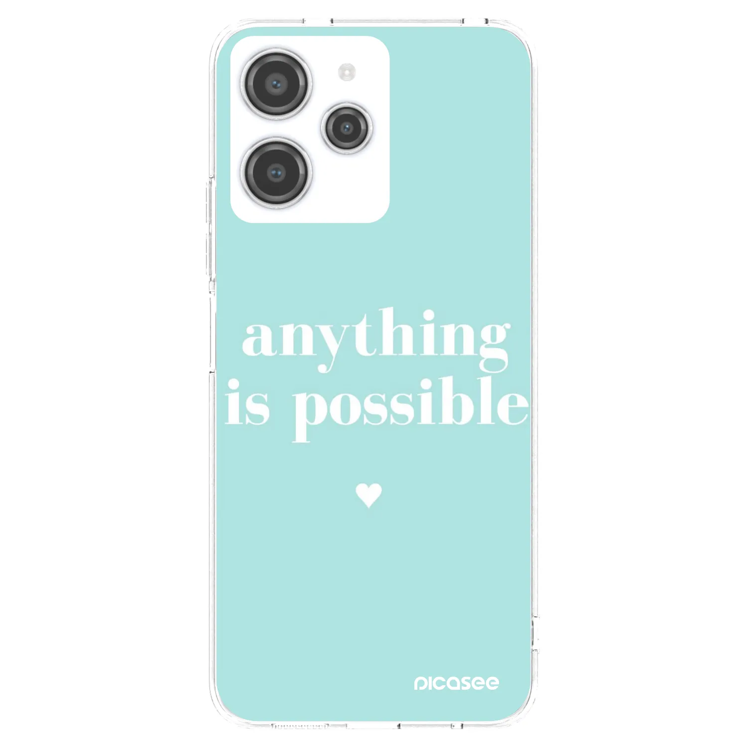 Picasee átlátszó szilikon tok az alábbi mobiltelefonokra Xiaomi Redmi 12 4G - Anything is possible