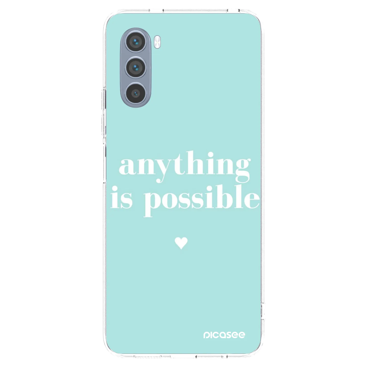 Picasee átlátszó szilikon tok az alábbi mobiltelefonokra Motorola Moto G62 - Anything is possible