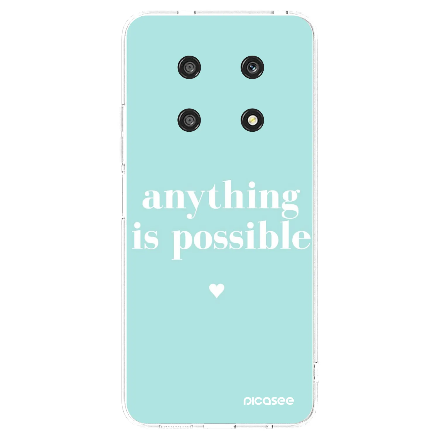 Picasee átlátszó szilikon tok az alábbi mobiltelefonokra Honor Magic4 Lite 5G - Anything is possible