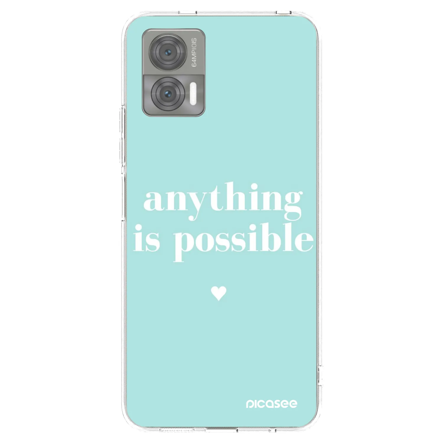 Picasee átlátszó szilikon tok az alábbi mobiltelefonokra Motorola Edge 30 Neo - Anything is possible