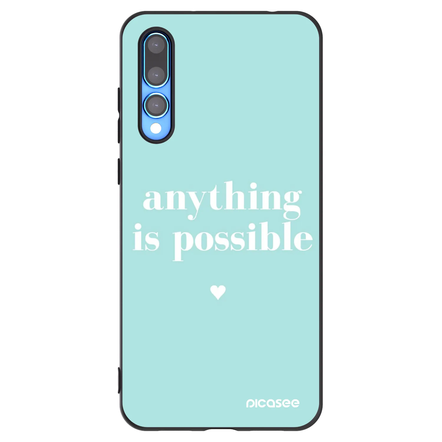 Picasee fekete szilikon tok az alábbi mobiltelefonokra Huawei P20 Pro - Anything is possible
