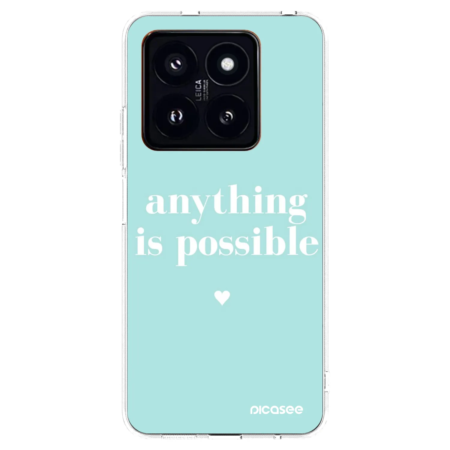 Picasee átlátszó szilikon tok az alábbi mobiltelefonokra Xiaomi 14 Pro - Anything is possible