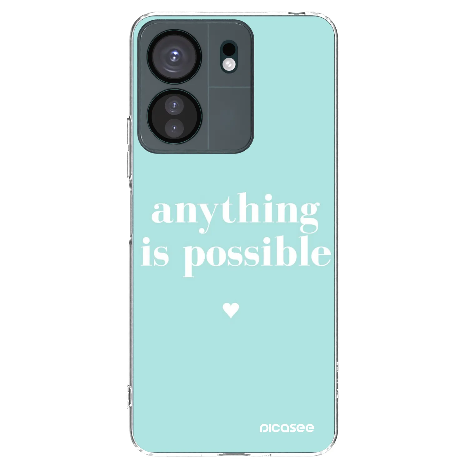 Picasee átlátszó szilikon tok az alábbi mobiltelefonokra Xiaomi Redmi 13C 4G - Anything is possible