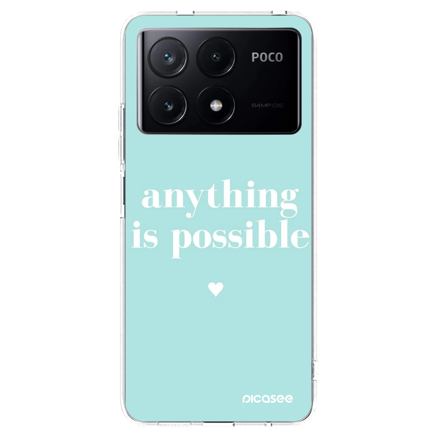 Picasee átlátszó szilikon tok az alábbi mobiltelefonokra Xiaomi Poco X6 Pro - Anything is possible