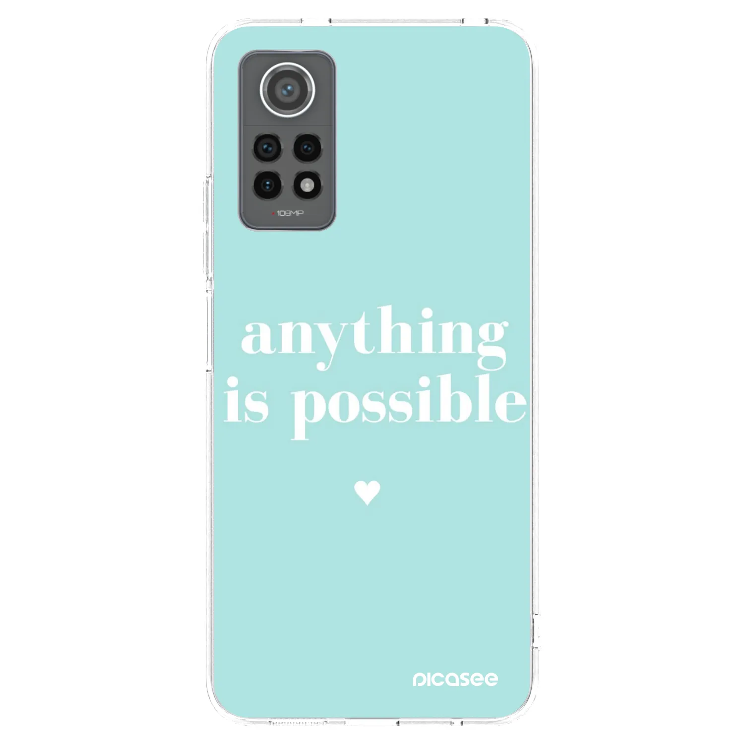 Picasee átlátszó szilikon tok az alábbi mobiltelefonokra Xiaomi Redmi Note 12 Pro 4G - Anything is possible