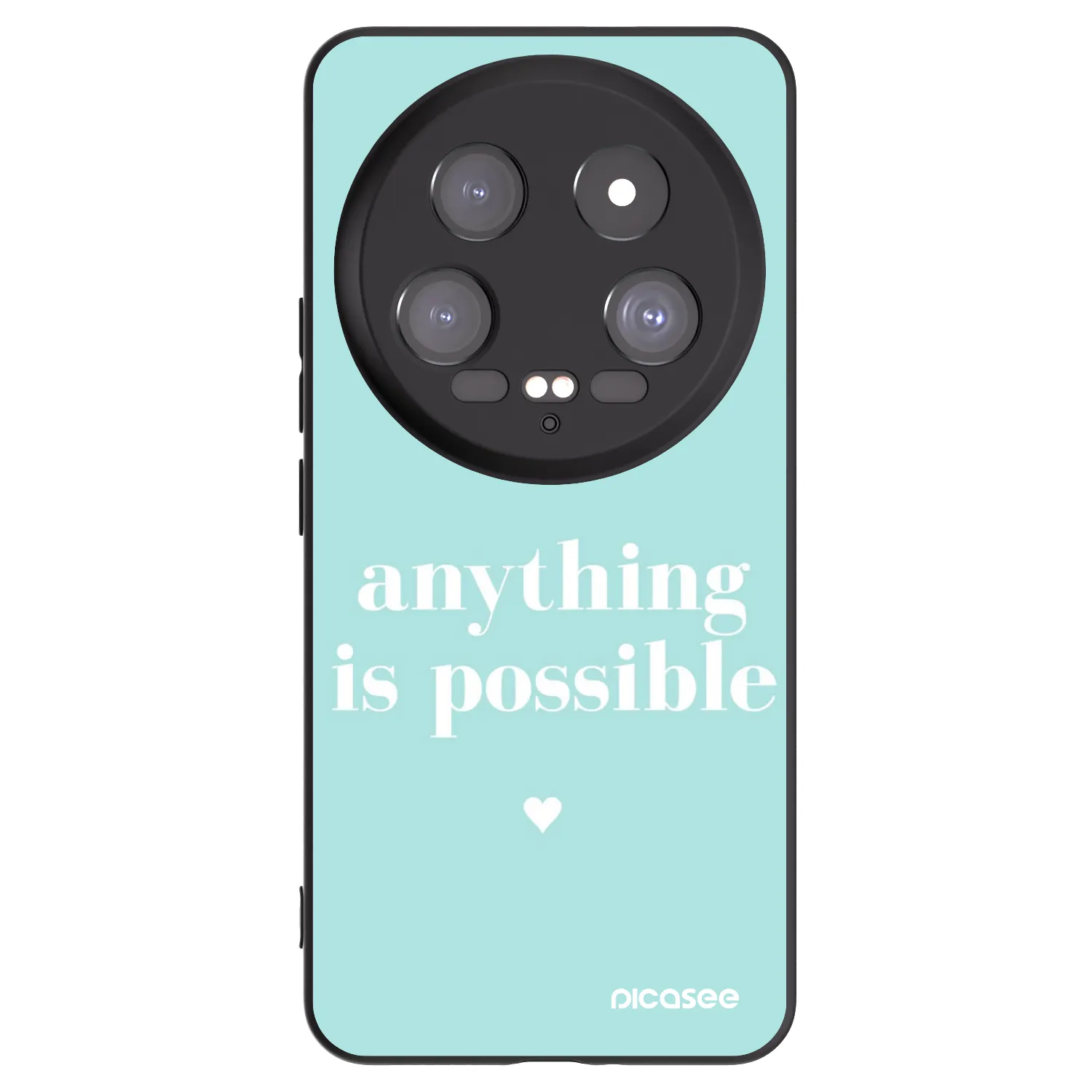 Picasee fekete szilikon tok az alábbi mobiltelefonokra Xiaomi 14 Ultra - Anything is possible
