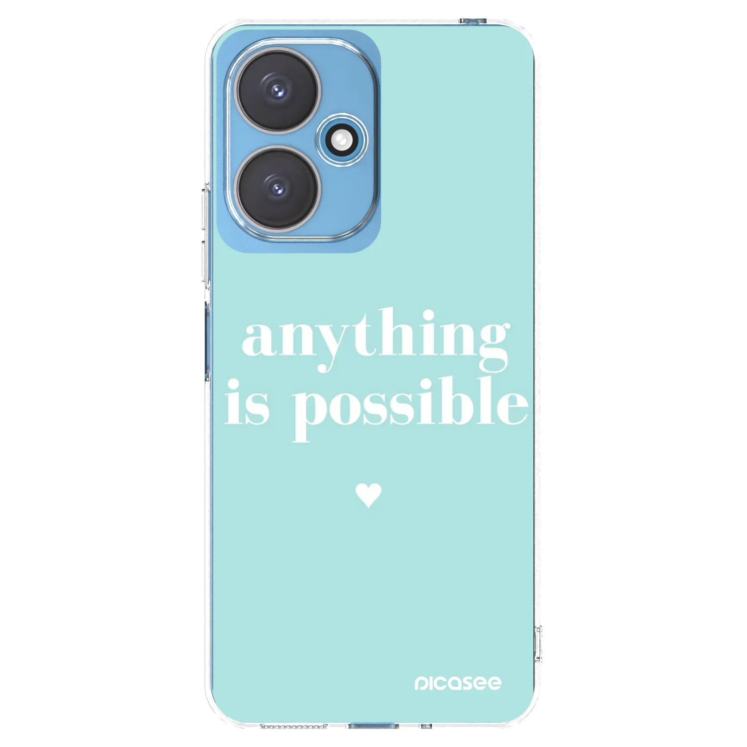 Picasee átlátszó szilikon tok az alábbi mobiltelefonokra Xiaomi Redmi 13C 5G - Anything is possible