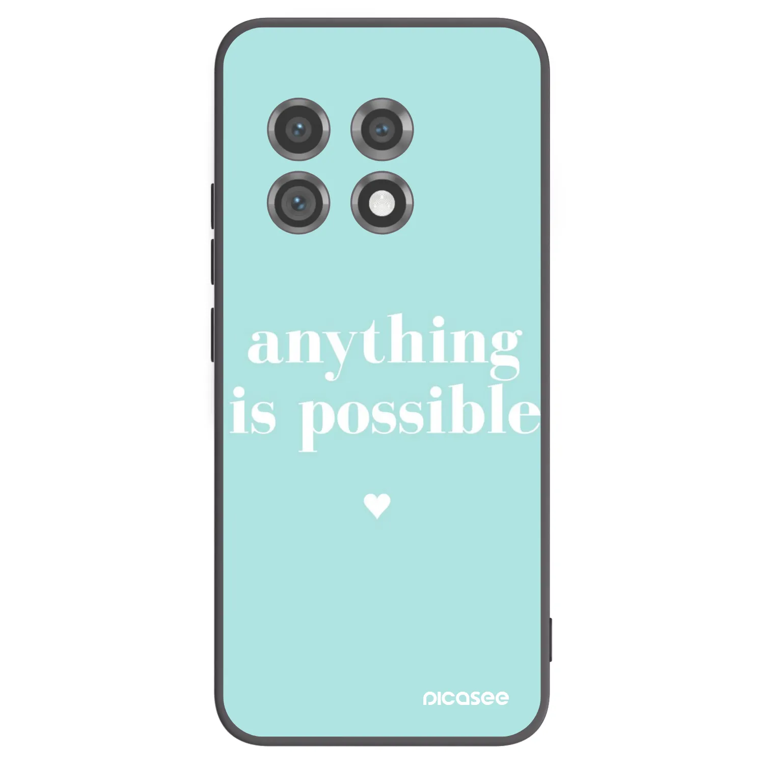 Picasee fekete szilikon tok az alábbi mobiltelefonokra OnePlus 11 5G - Anything is possible
