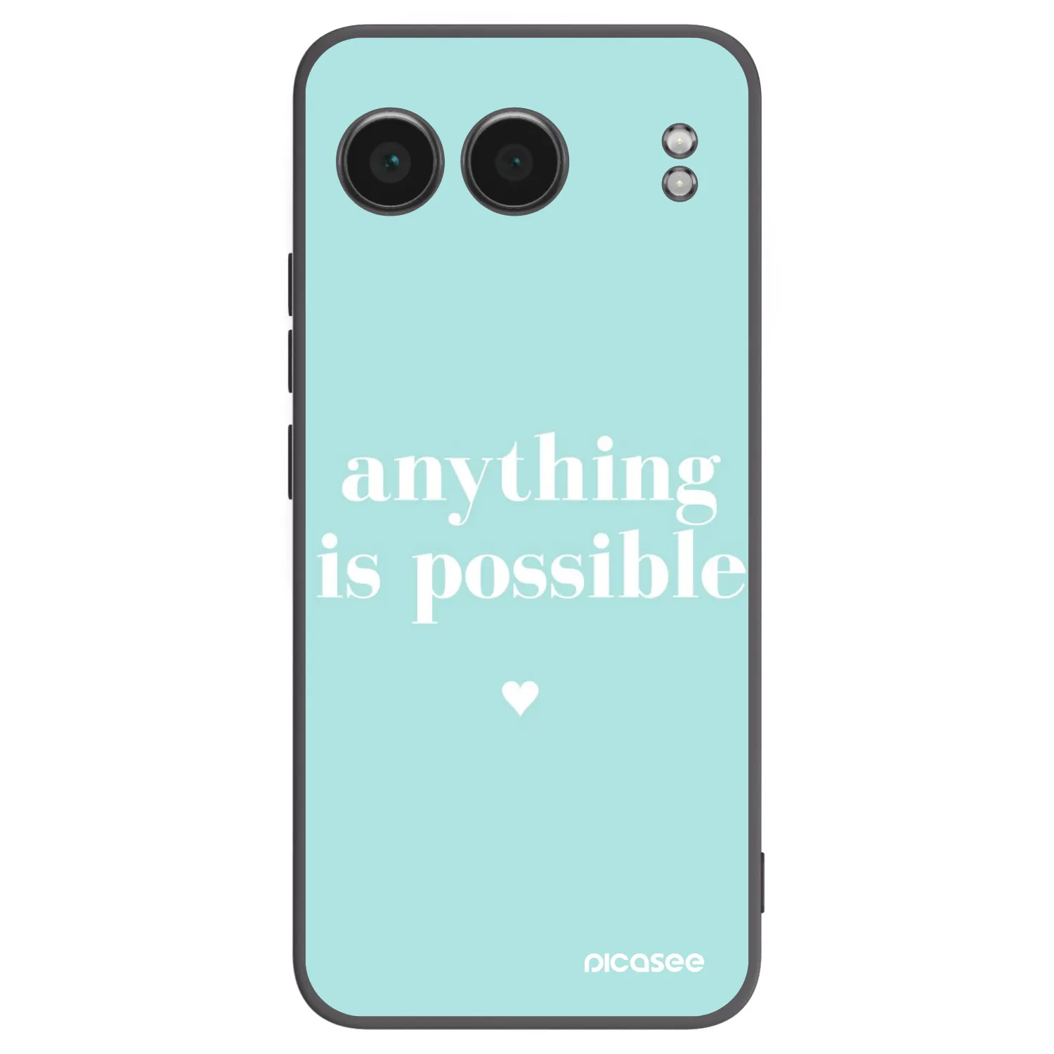 Picasee fekete szilikon tok az alábbi mobiltelefonokra OnePlus Nord 4 - Anything is possible
