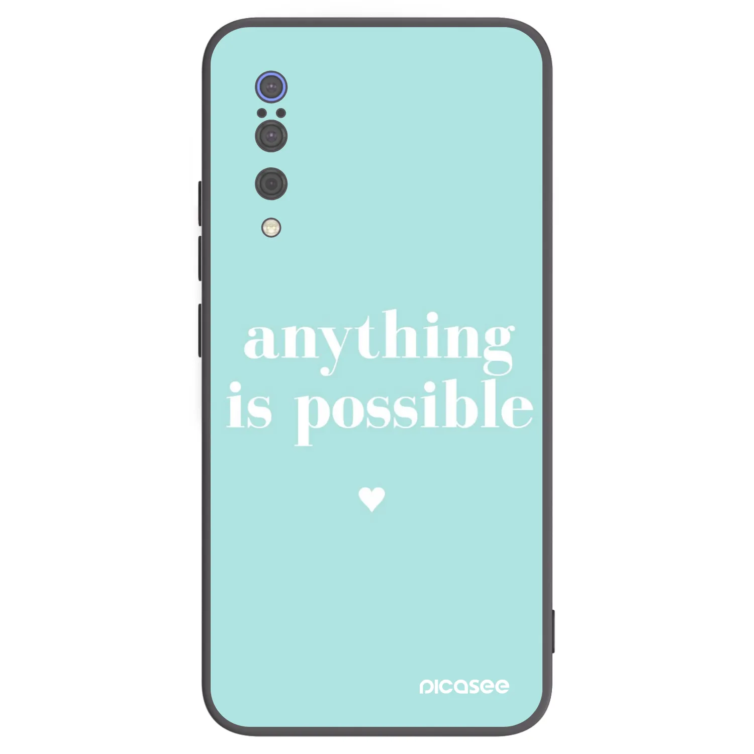 Picasee fekete szilikon tok az alábbi mobiltelefonokra Xiaomi Mi 9 - Anything is possible
