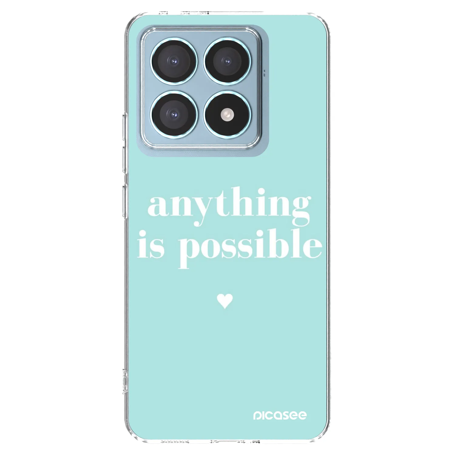 Picasee átlátszó szilikon tok az alábbi mobiltelefonokra Xiaomi 14T Pro - Anything is possible