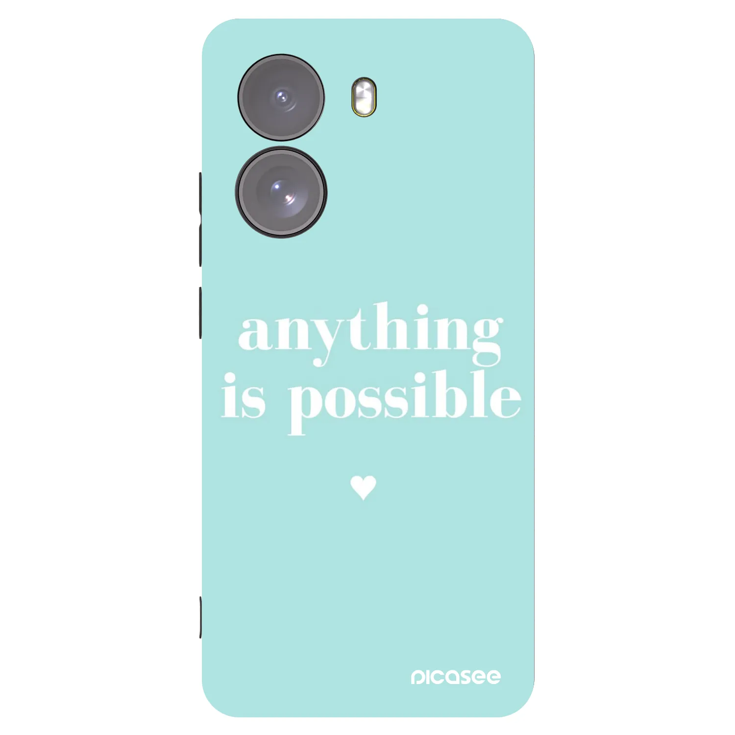 Picasee fekete szilikon tok az alábbi mobiltelefonokra Xiaomi Poco X7 - Anything is possible