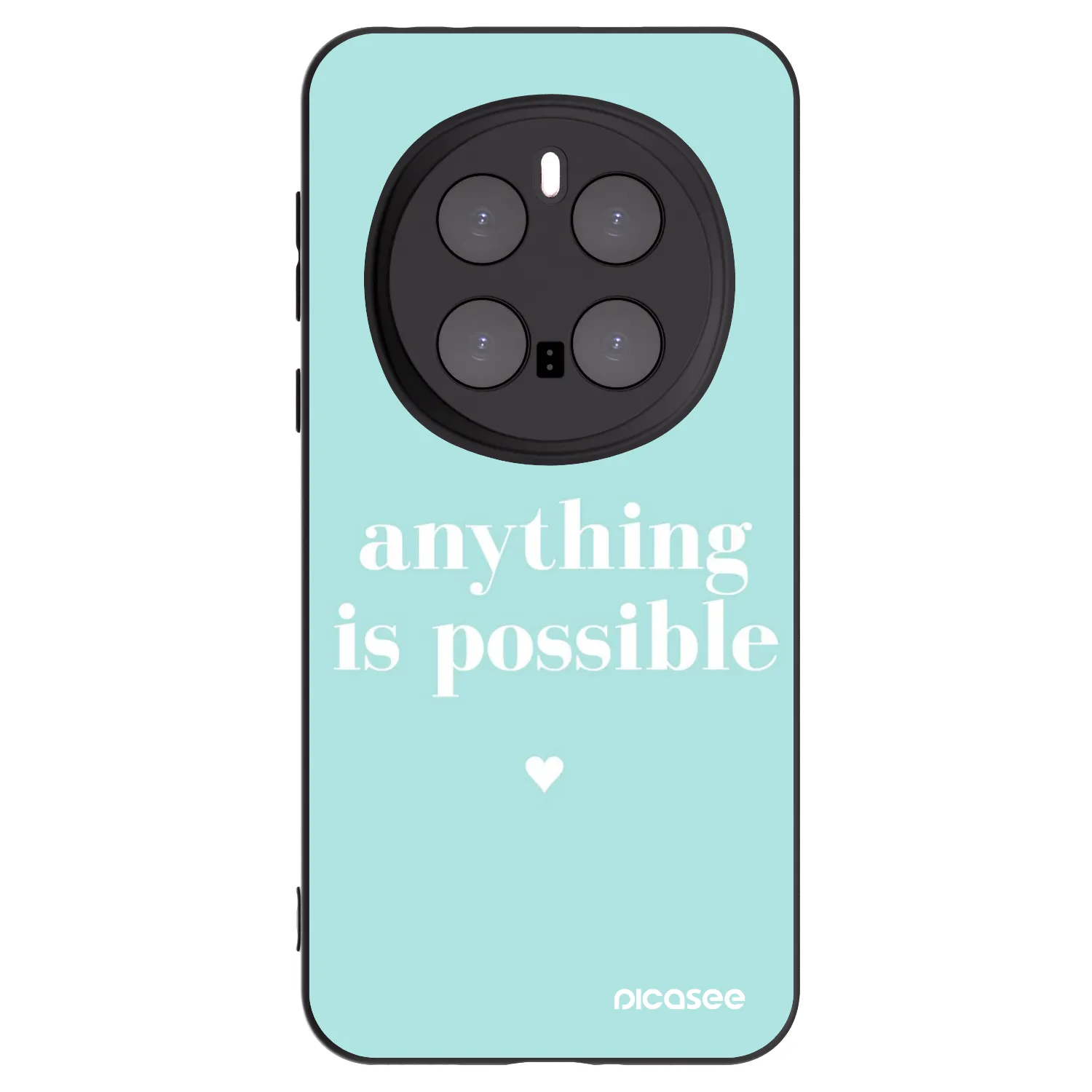 Picasee fekete szilikon tok az alábbi mobiltelefonokra Honor Magic7 Pro 5G - Anything is possible