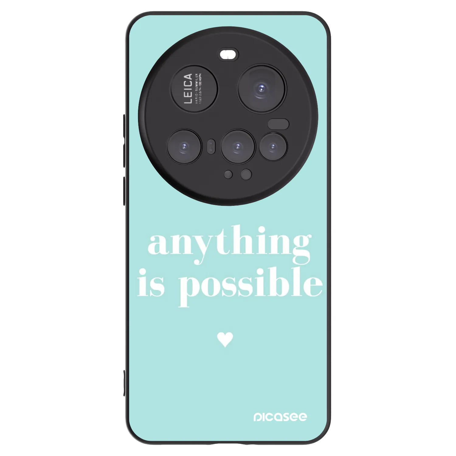 Picasee fekete szilikon tok az alábbi mobiltelefonokra Xiaomi 15 Ultra - Anything is possible
