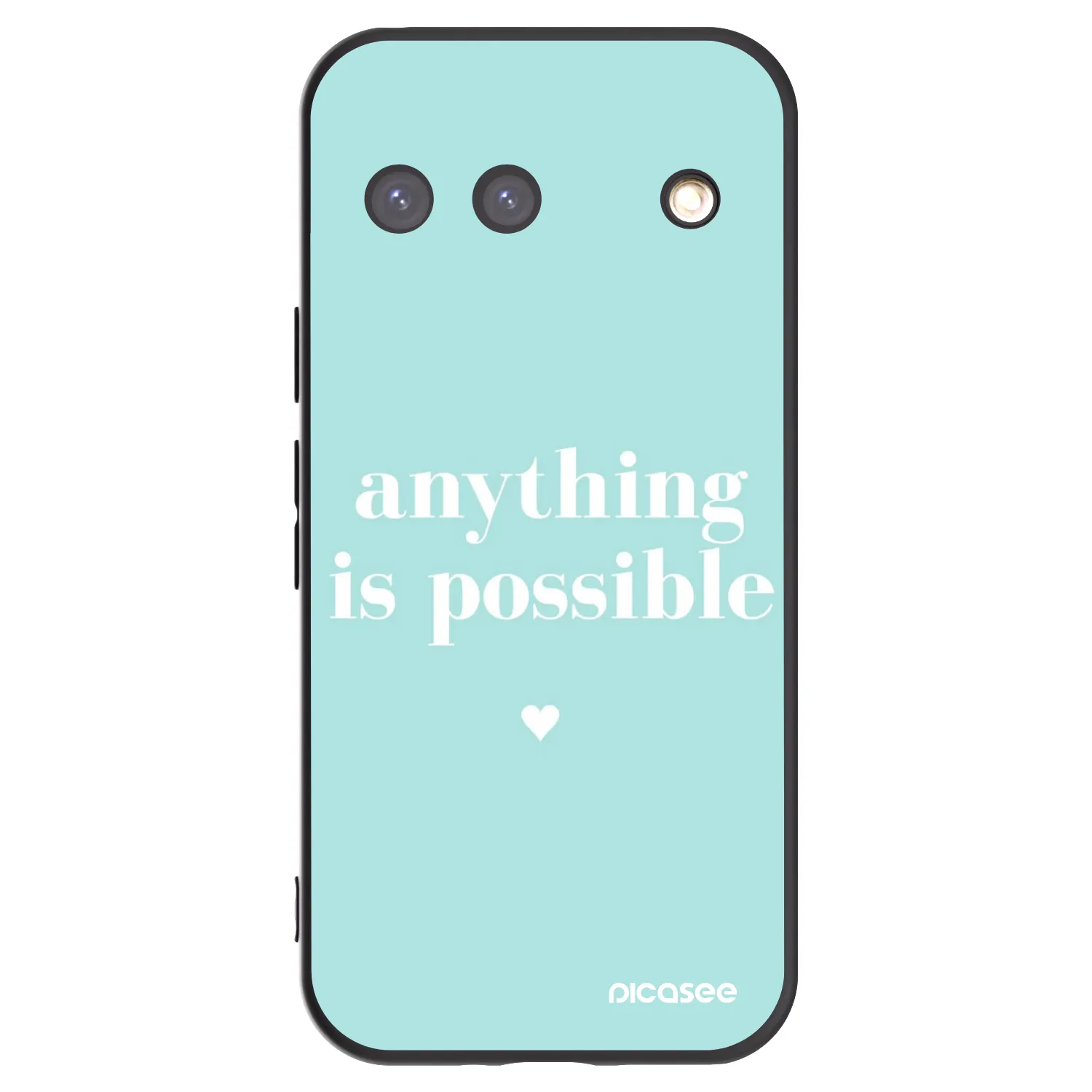 Picasee fekete szilikon tok az alábbi mobiltelefonokra Google Pixel 9 - Anything is possible
