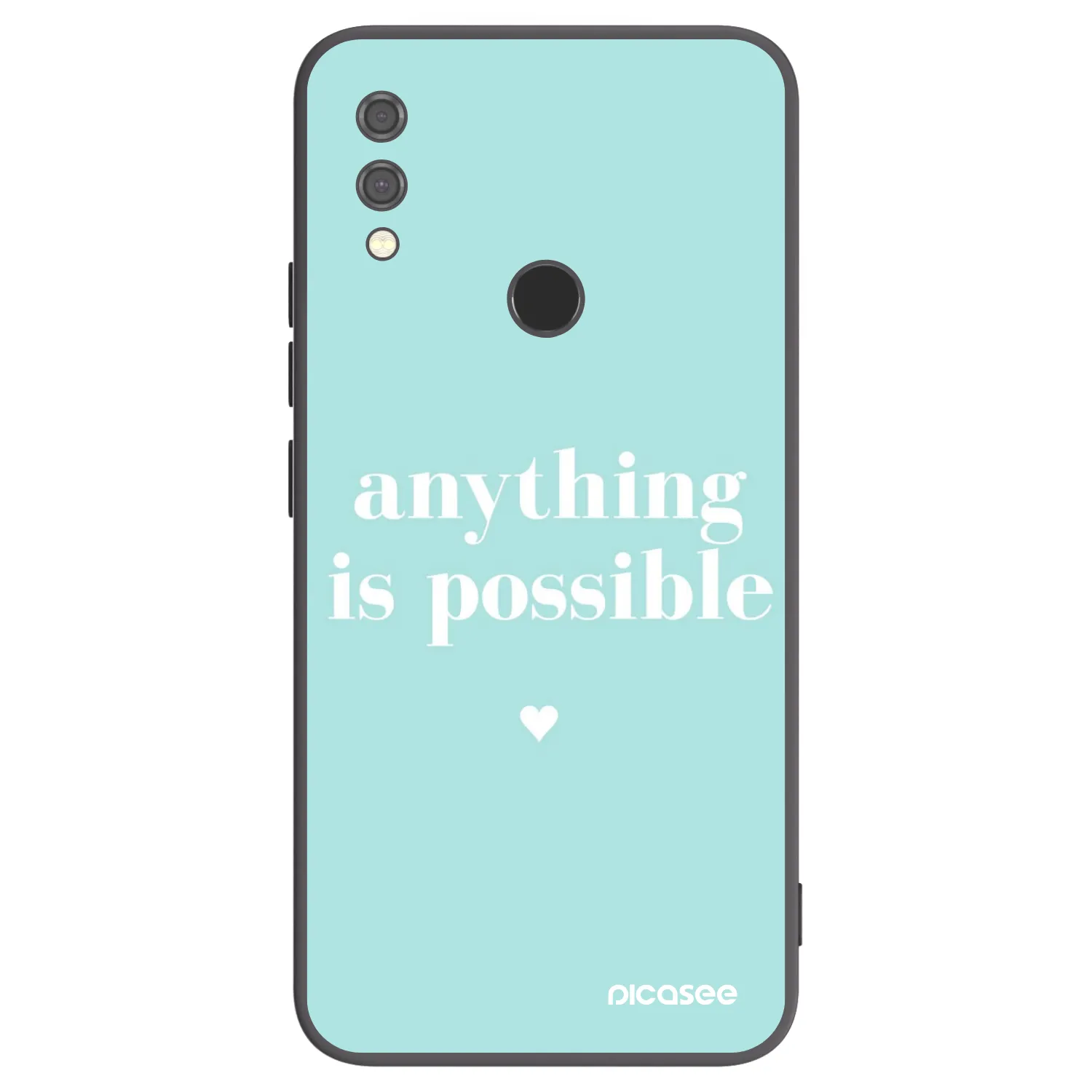 Picasee fekete szilikon tok az alábbi mobiltelefonokra Xiaomi Redmi Note 7 - Anything is possible