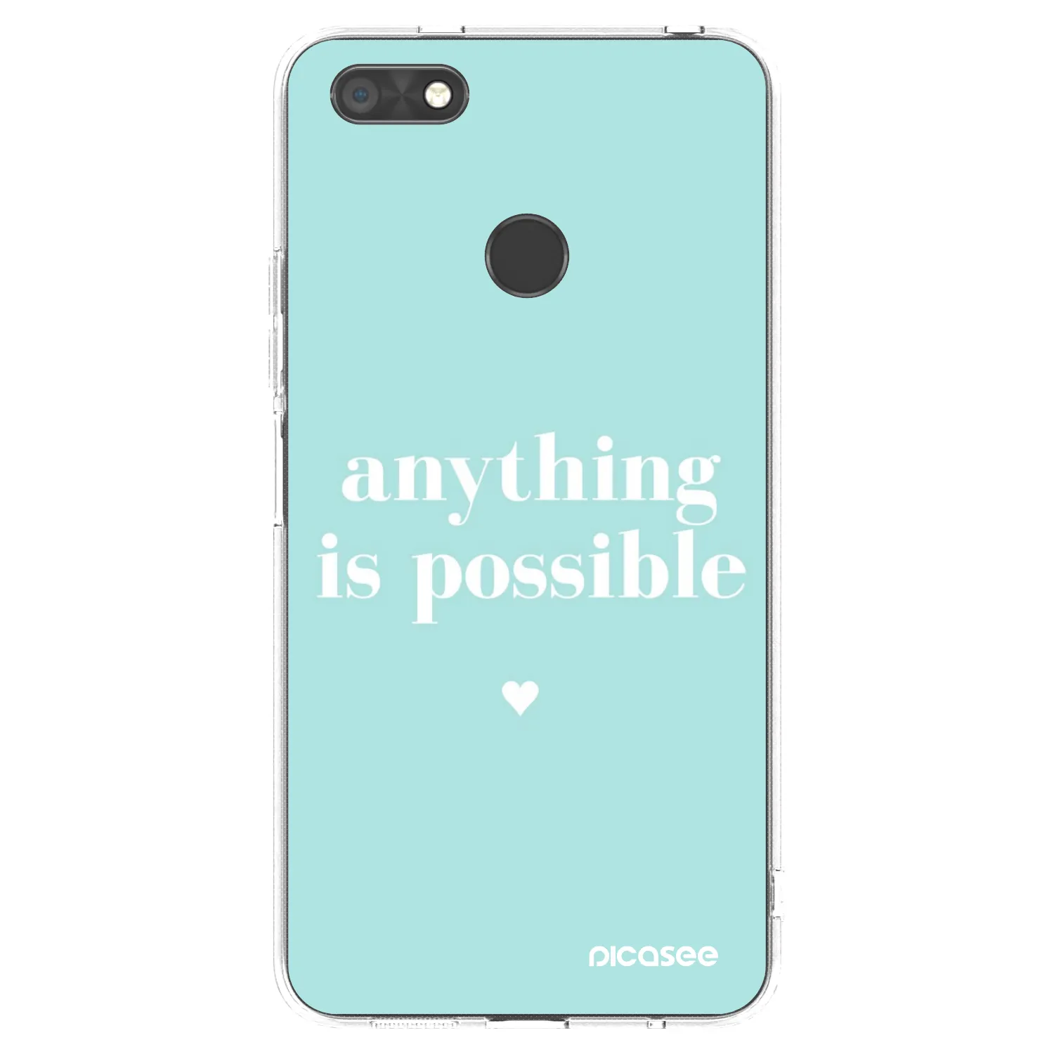 Picasee átlátszó szilikon tok az alábbi mobiltelefonokra Huawei P9 Lite Mini - Anything is possible