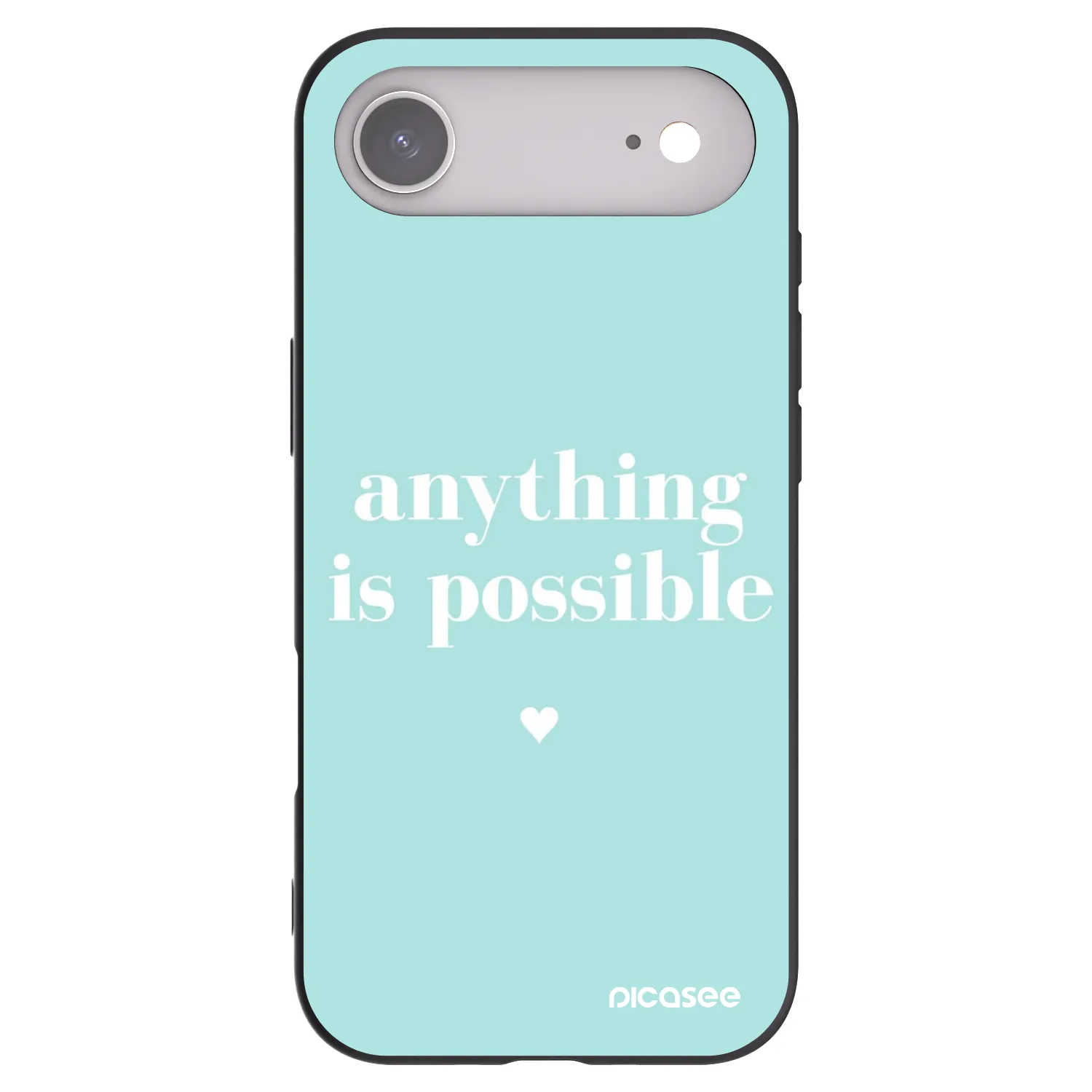 Picasee fekete szilikon tok az alábbi mobiltelefonokra Apple iPhone Air - Anything is possible