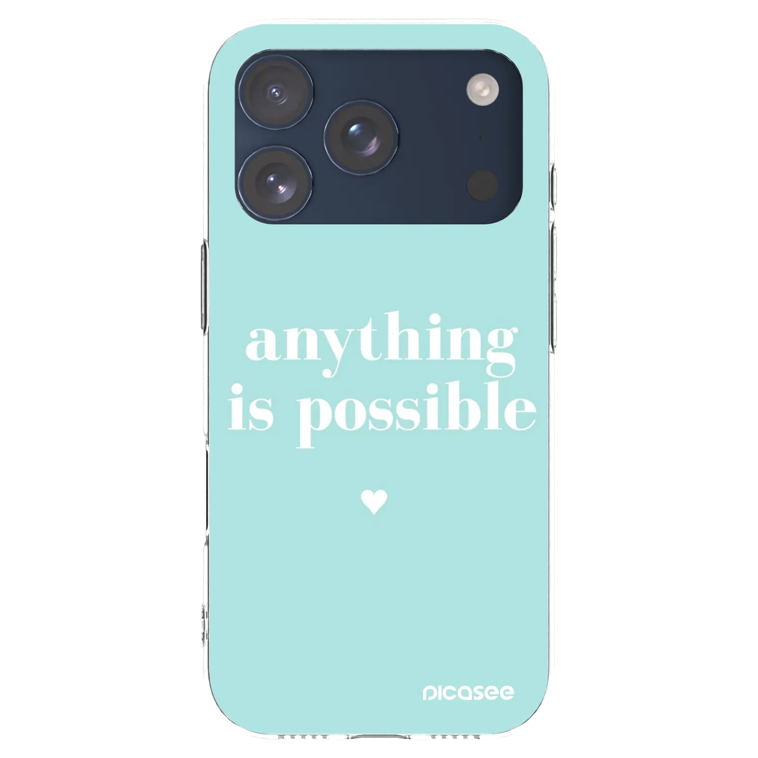 Picasee átlátszó szilikon tok az alábbi mobiltelefonokra Apple iPhone 17 Pro - Anything is possible