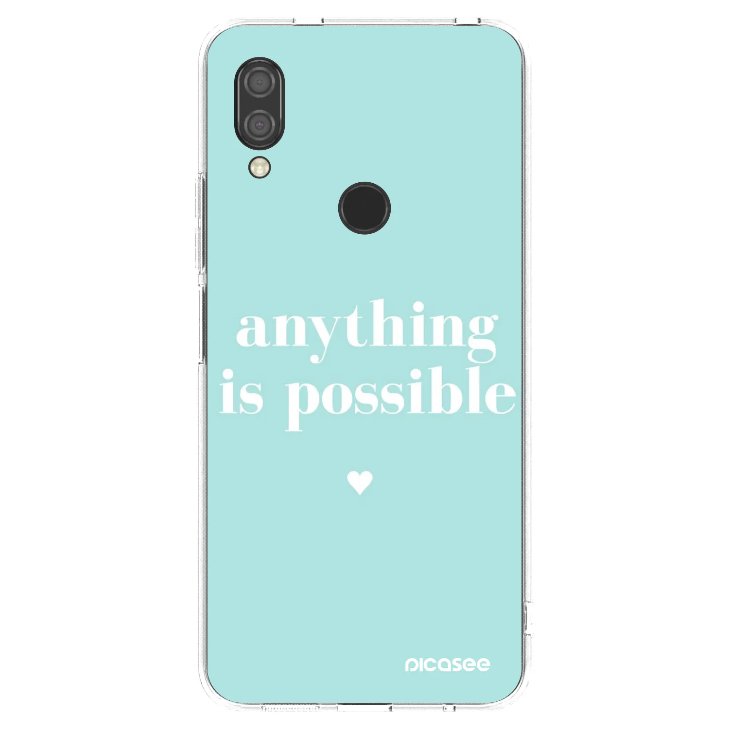 Picasee átlátszó szilikon tok az alábbi mobiltelefonokra Xiaomi Redmi 7 - Anything is possible