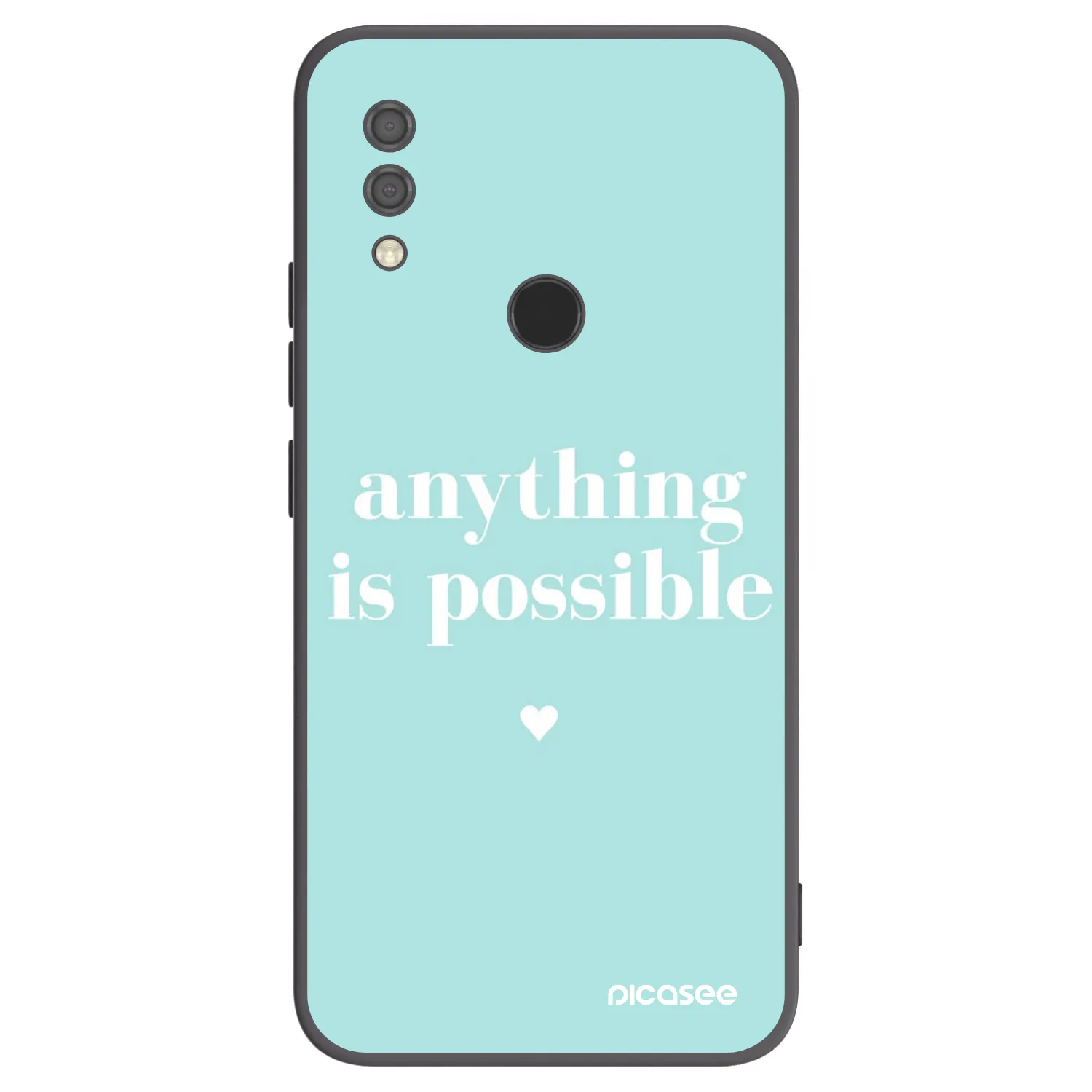 Picasee fekete szilikon tok az alábbi mobiltelefonokra Xiaomi Redmi 7 - Anything is possible
