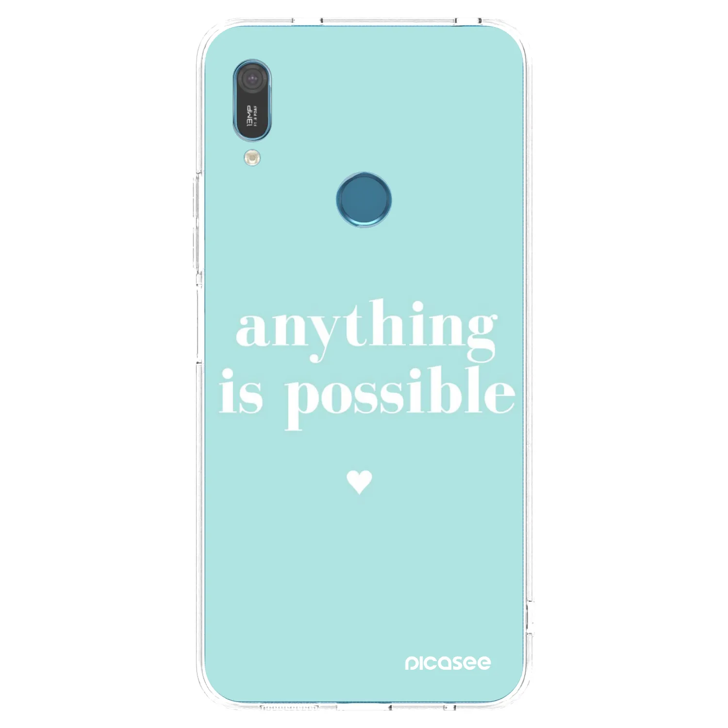 Picasee átlátszó szilikon tok az alábbi mobiltelefonokra Huawei Y6 2019 - Anything is possible