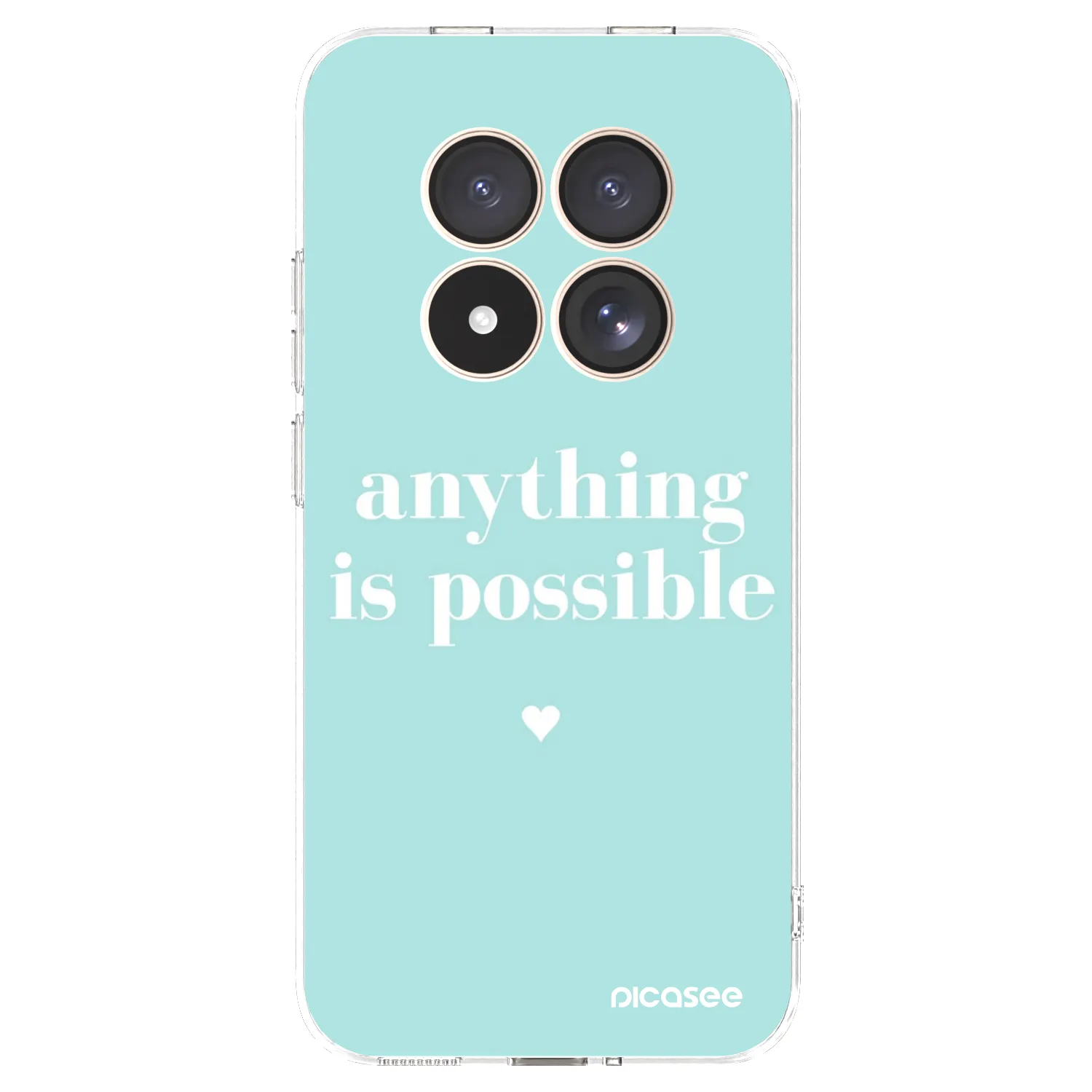 Picasee átlátszó szilikon tok az alábbi mobiltelefonokra Xiaomi Redmi Note 15 Pro 4G - Anything is possible