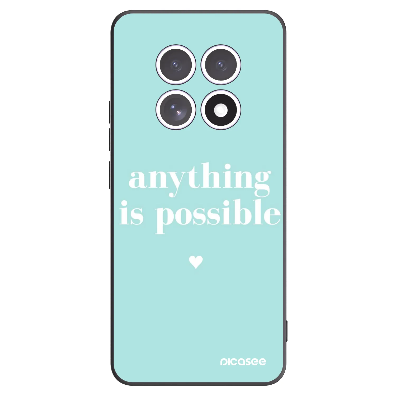 Picasee fekete szilikon tok az alábbi mobiltelefonokra Xiaomi Redmi Note 15 - Anything is possible