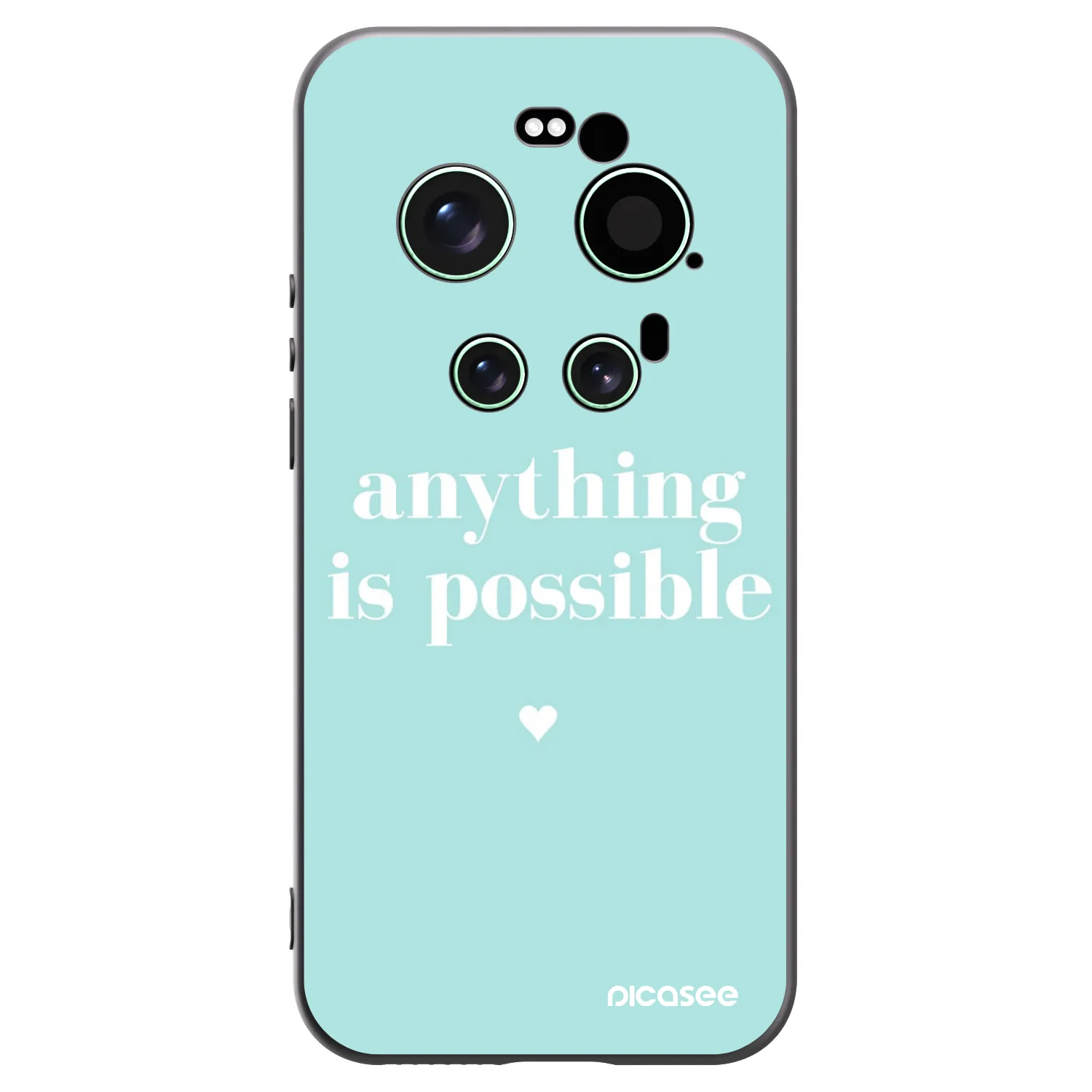 Picasee fekete szilikon tok az alábbi mobiltelefonokra Xiaomi 17 Ultra - Anything is possible