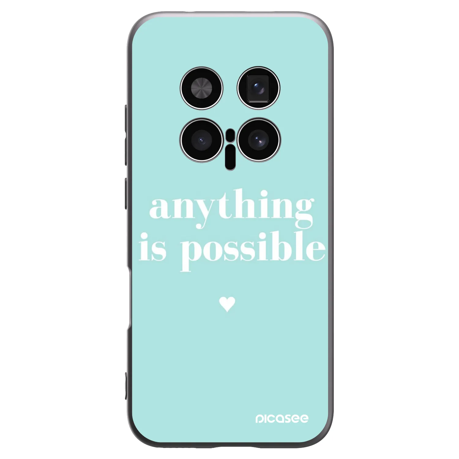 Picasee fekete szilikon tok az alábbi mobiltelefonokra Honor Magic8 Pro 5G - Anything is possible