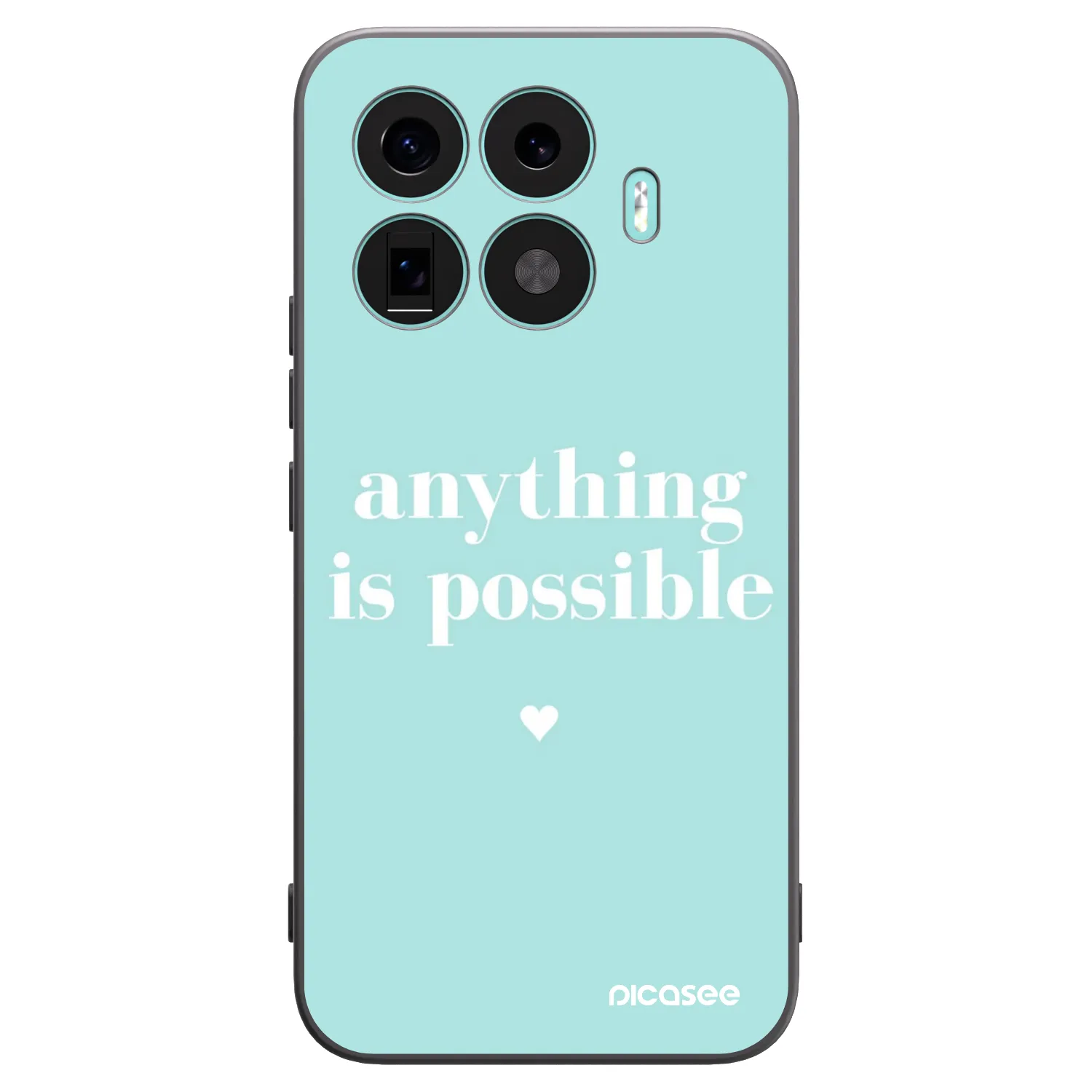 Picasee fekete szilikon tok az alábbi mobiltelefonokra Xiaomi 17T Pro - Anything is possible