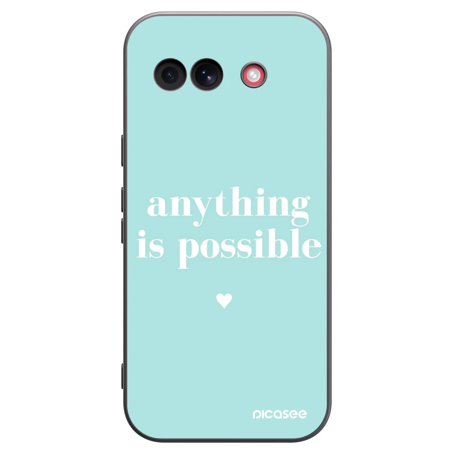Picasee fekete szilikon tok az alábbi mobiltelefonokra Google Pixel 10a - Anything is possible