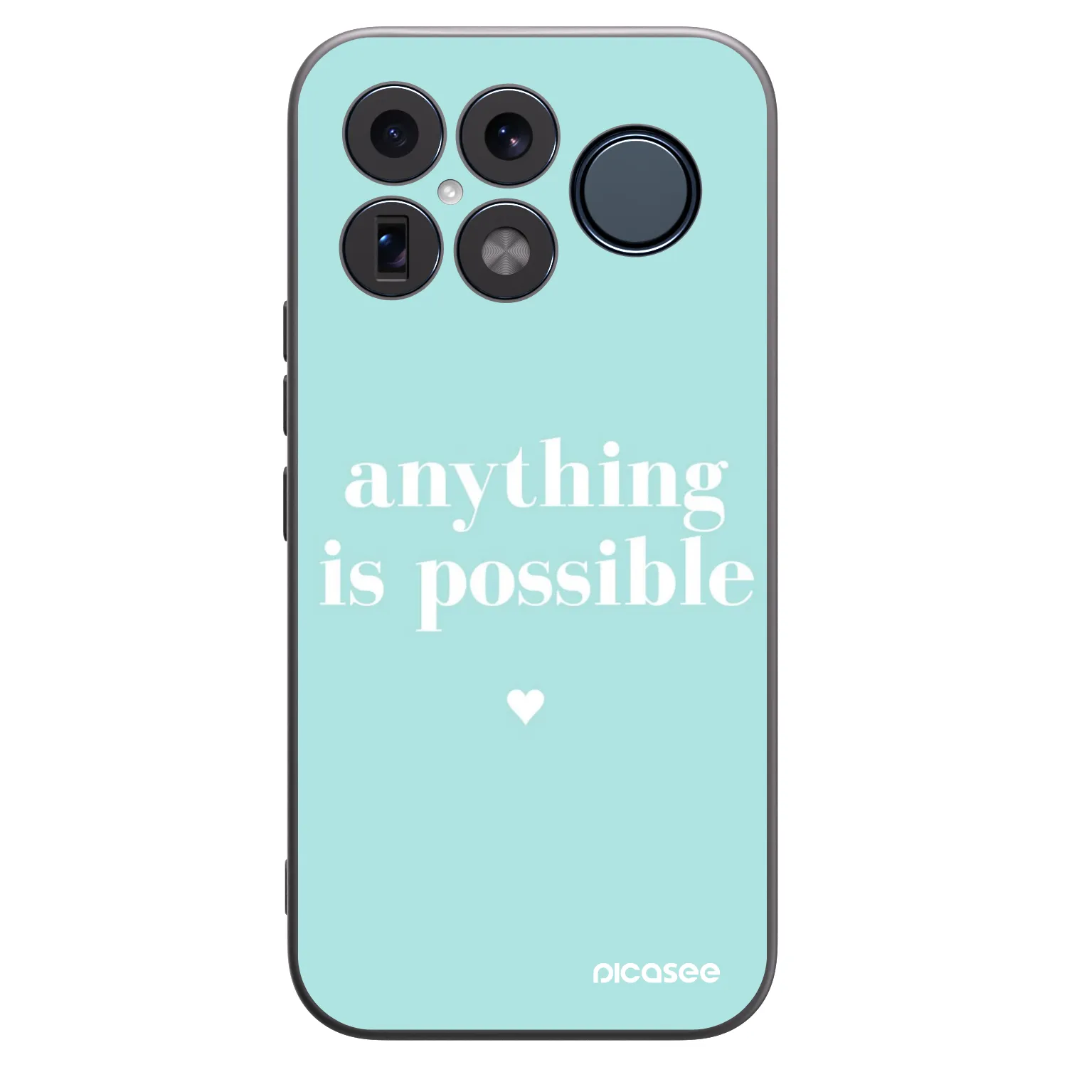 Picasee fekete szilikon tok az alábbi mobiltelefonokra Xiaomi Poco F8 Ultra - Anything is possible