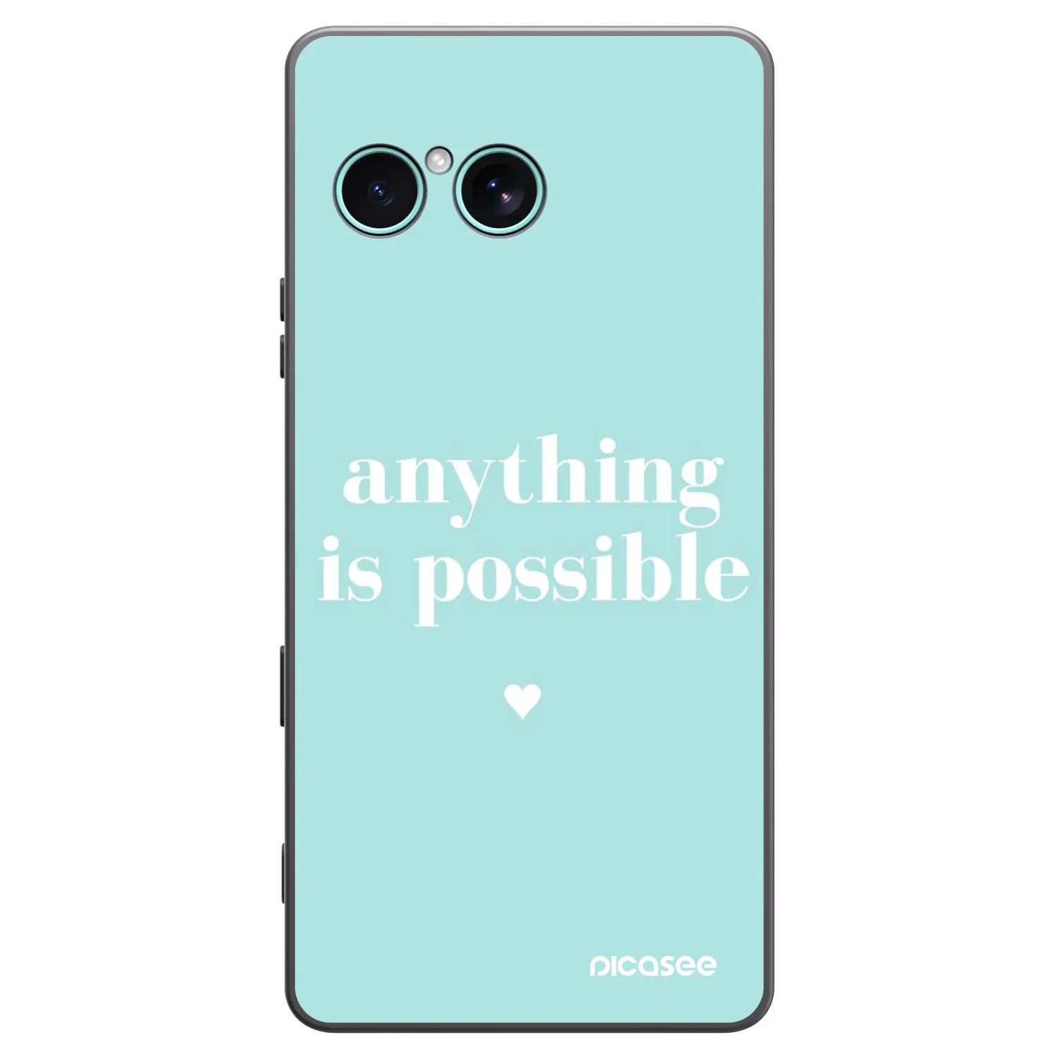 Picasee fekete szilikon tok az alábbi mobiltelefonokra Sony Xperia 10 VII - Anything is possible