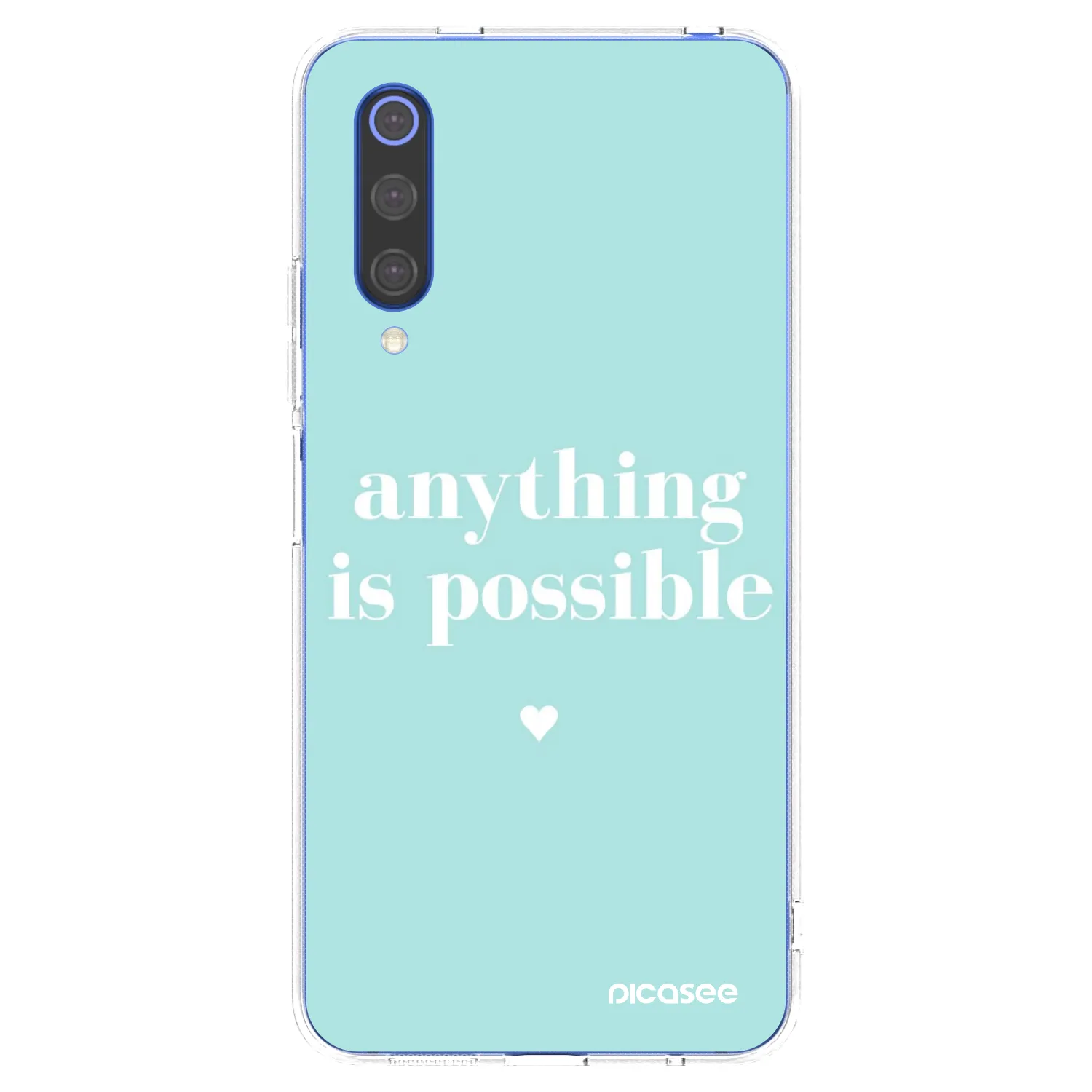 Picasee átlátszó szilikon tok az alábbi mobiltelefonokra Xiaomi Mi 9 SE - Anything is possible