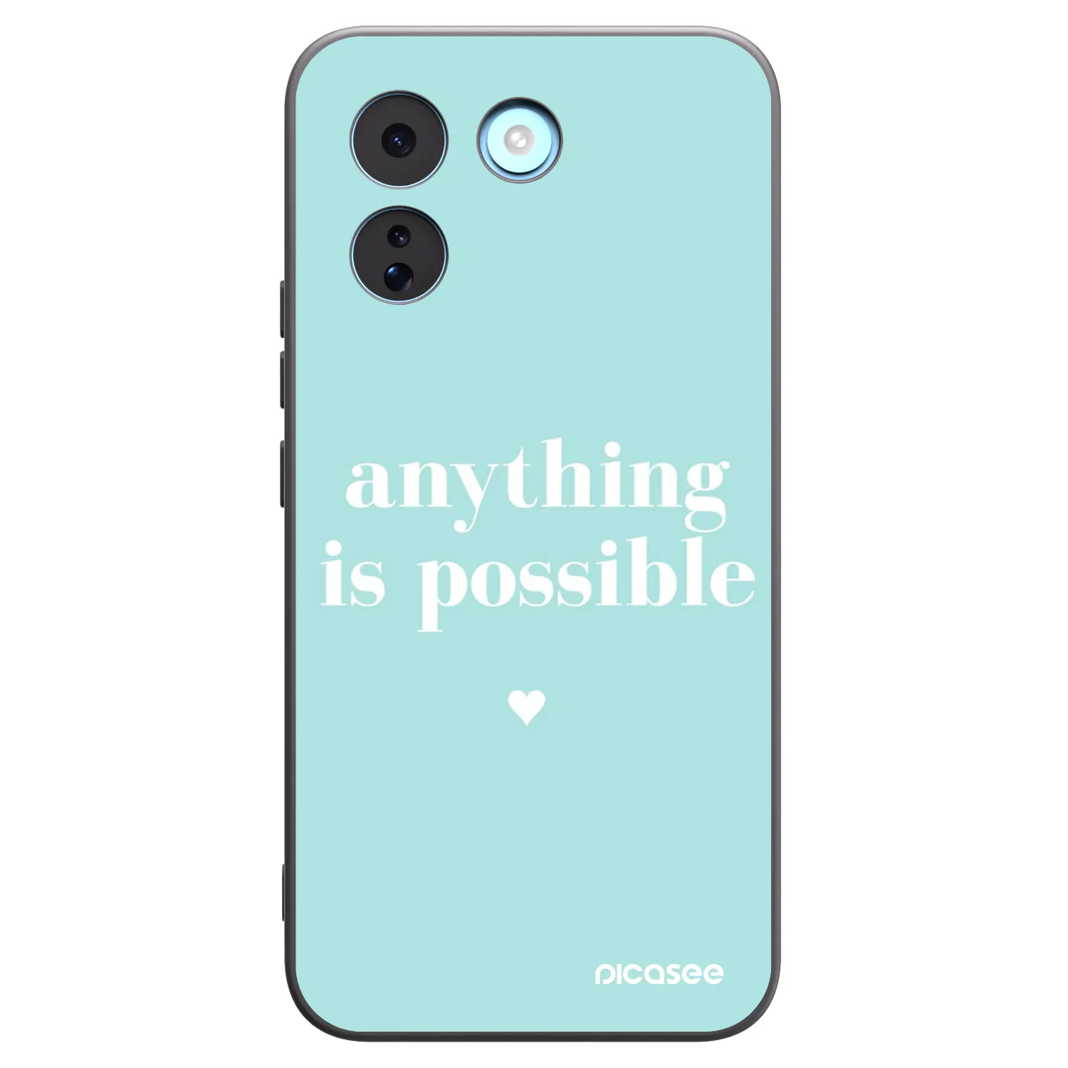 Picasee fekete szilikon tok az alábbi mobiltelefonokra Xiaomi Redmi Note 17 Pro MAX 5G - Anything is possible