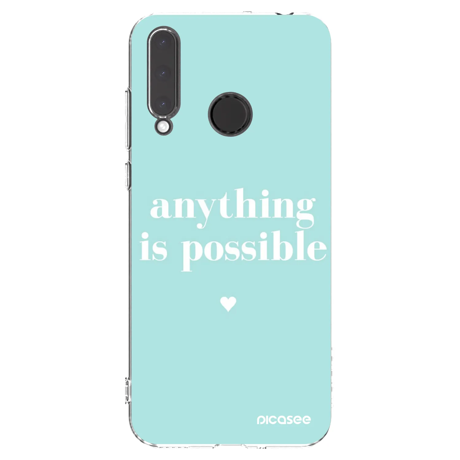 Picasee átlátszó szilikon tok az alábbi mobiltelefonokra Honor 20 Lite - Anything is possible