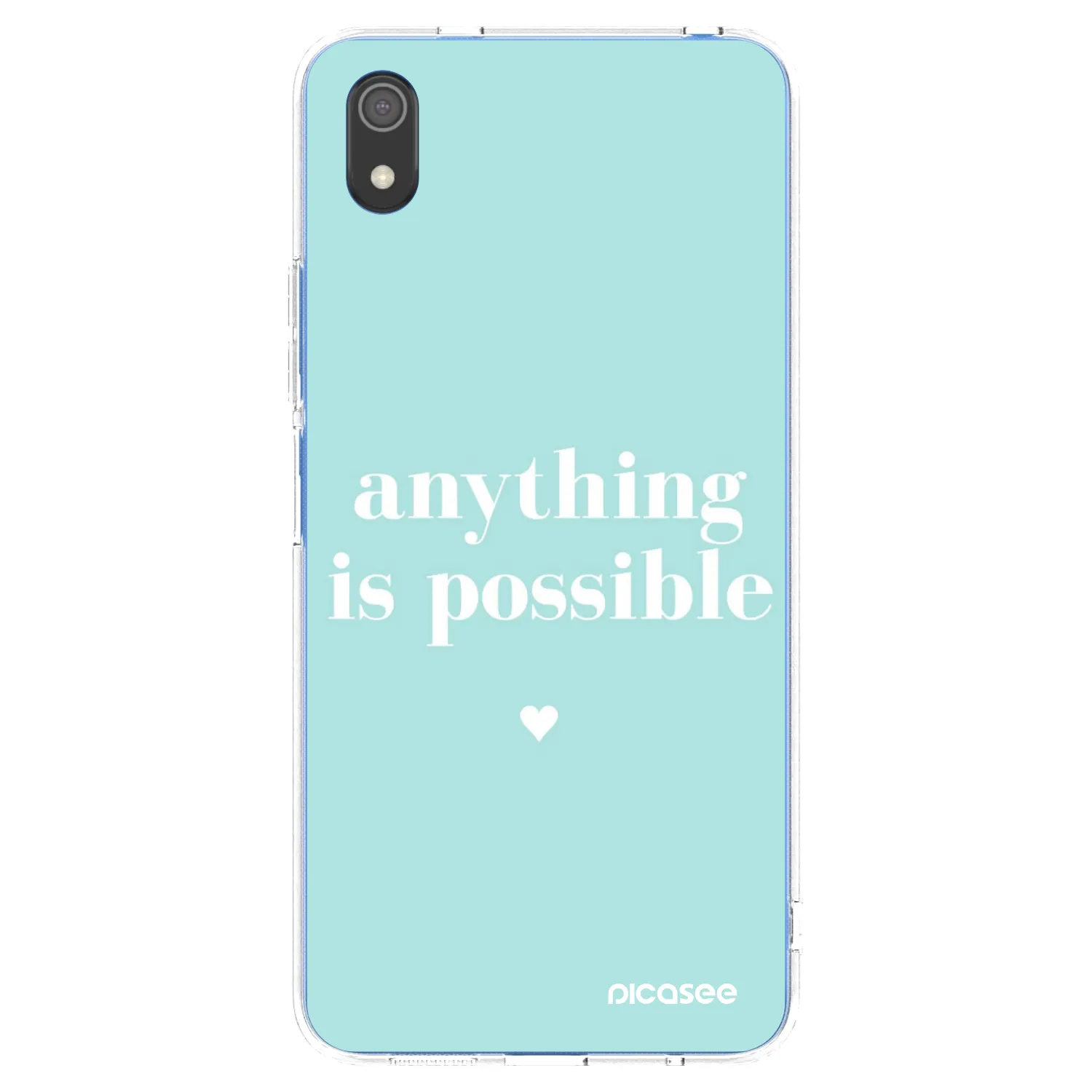 Picasee átlátszó szilikon tok az alábbi mobiltelefonokra Xiaomi Redmi 7A - Anything is possible