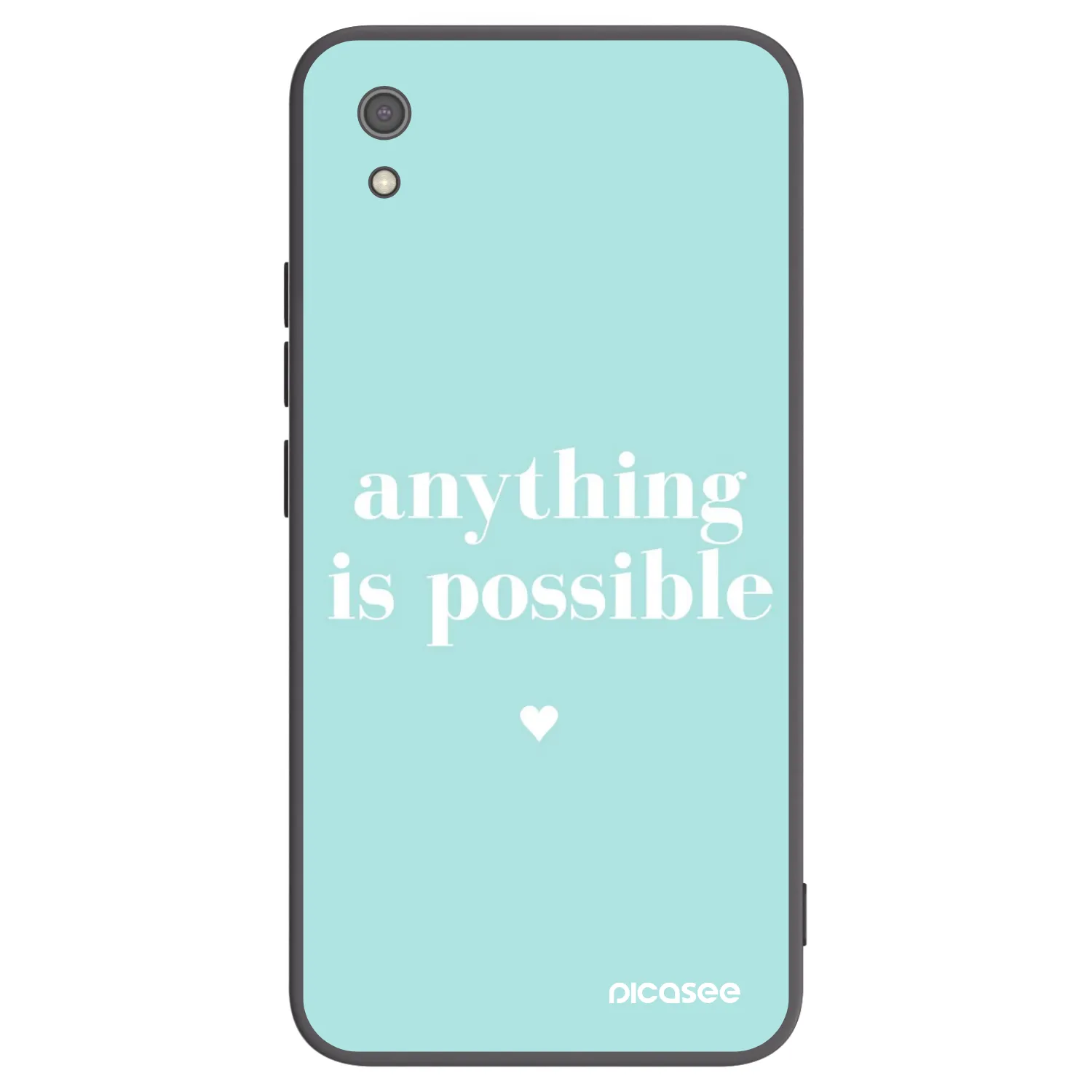 Picasee fekete szilikon tok az alábbi mobiltelefonokra Xiaomi Redmi 7A - Anything is possible