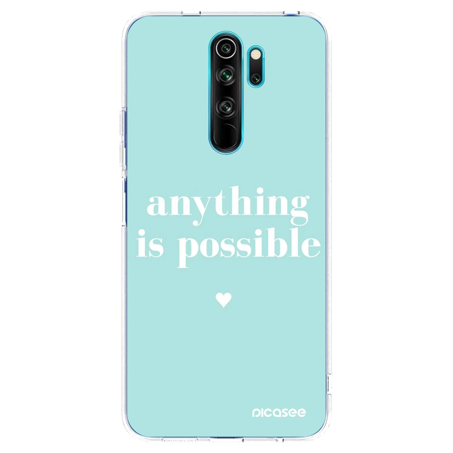 Picasee átlátszó szilikon tok az alábbi mobiltelefonokra Xiaomi Redmi Note 8 Pro - Anything is possible