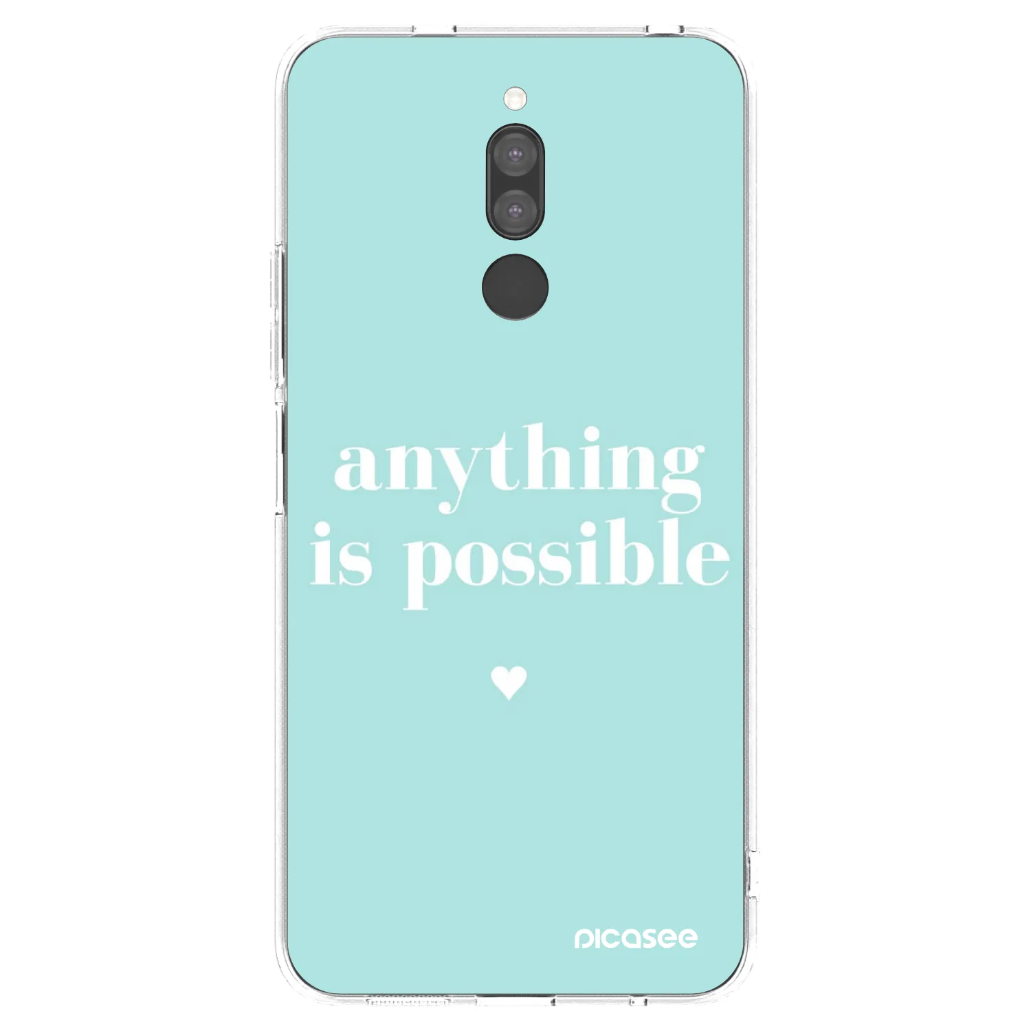 Picasee átlátszó szilikon tok az alábbi mobiltelefonokra Xiaomi Redmi 8 - Anything is possible