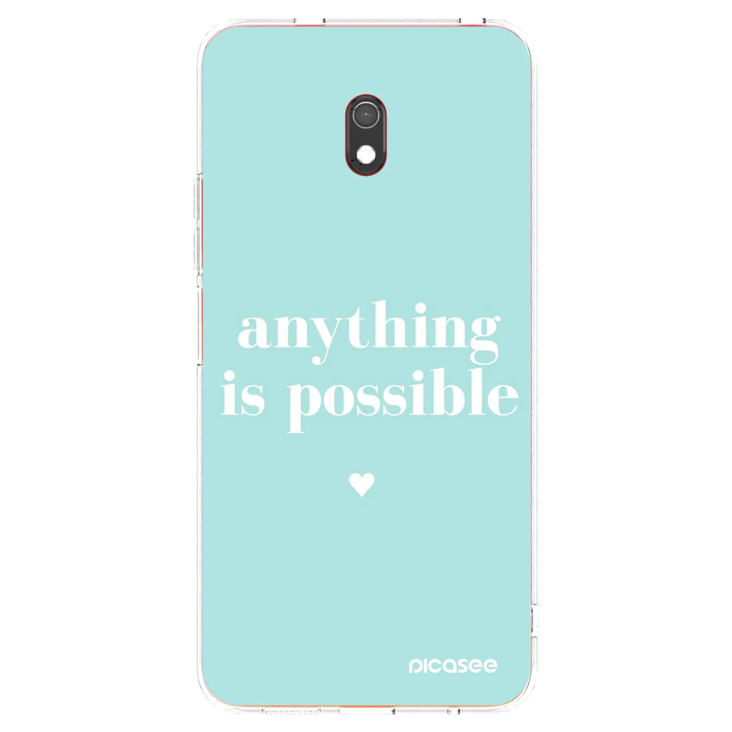 Picasee átlátszó szilikon tok az alábbi mobiltelefonokra Xiaomi Redmi 8A - Anything is possible
