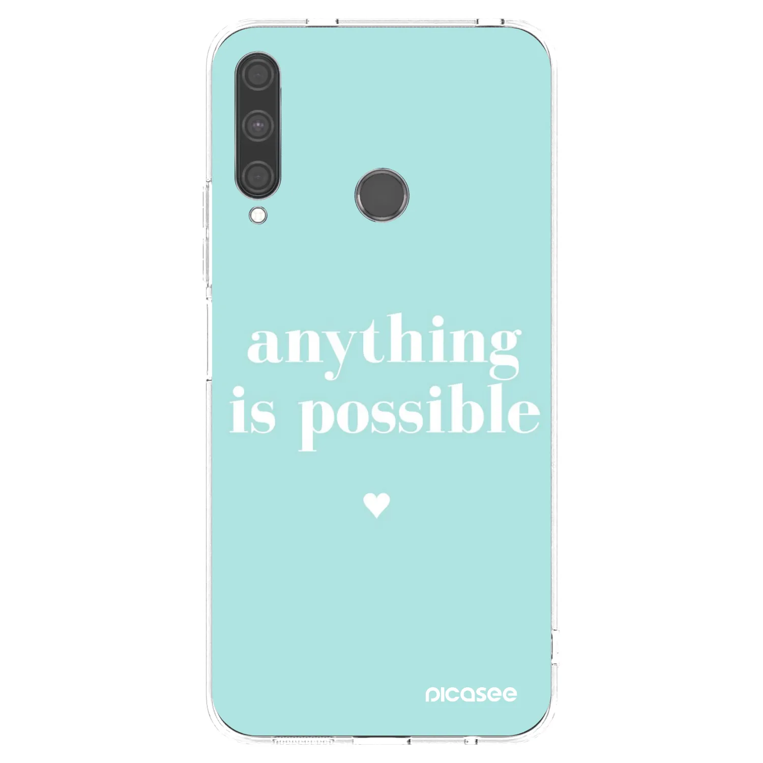 Picasee átlátszó szilikon tok az alábbi mobiltelefonokra Huawei P40 Lite E - Anything is possible